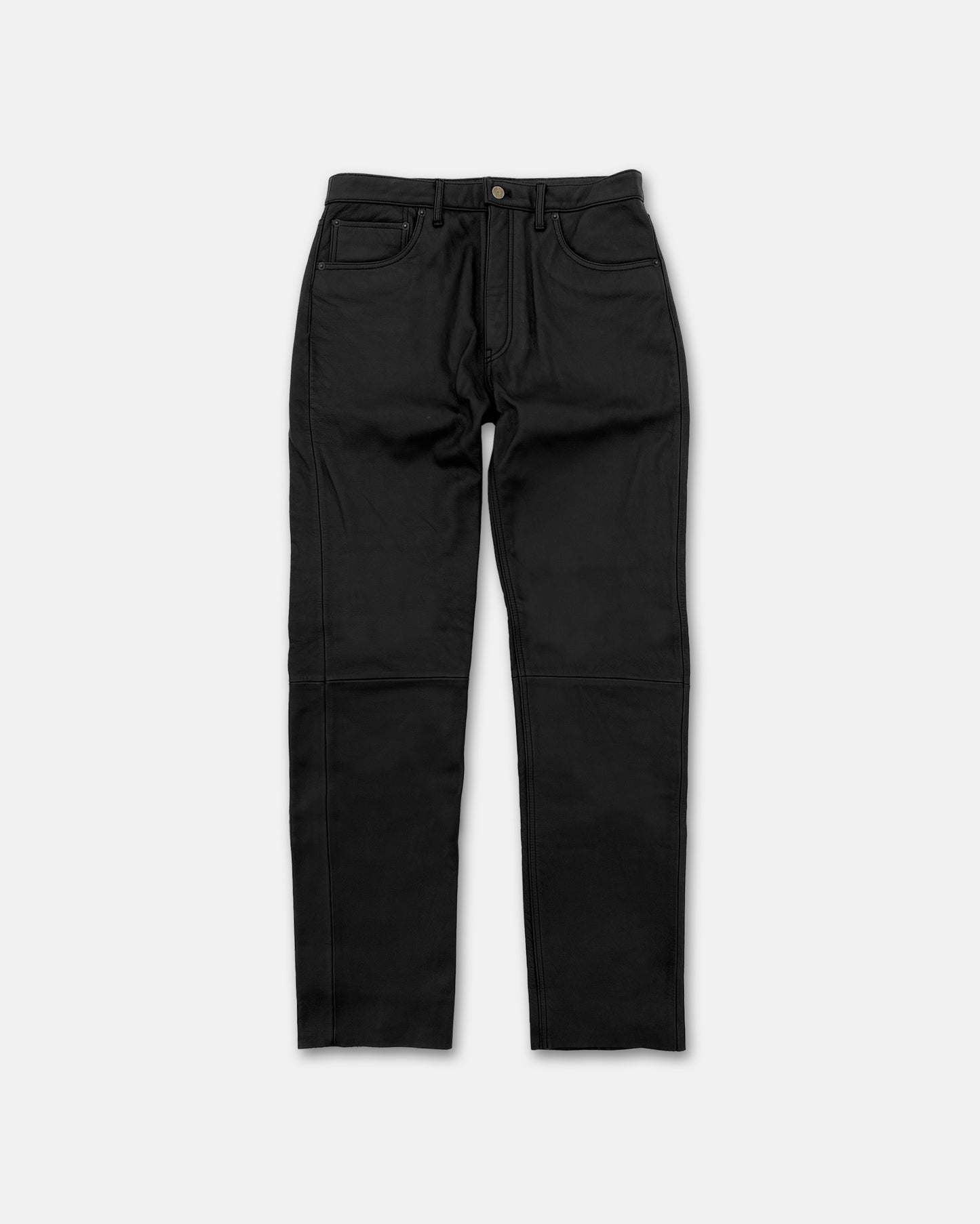 Levis 1998 55185 Made in Korea Lederhose Schwarz 