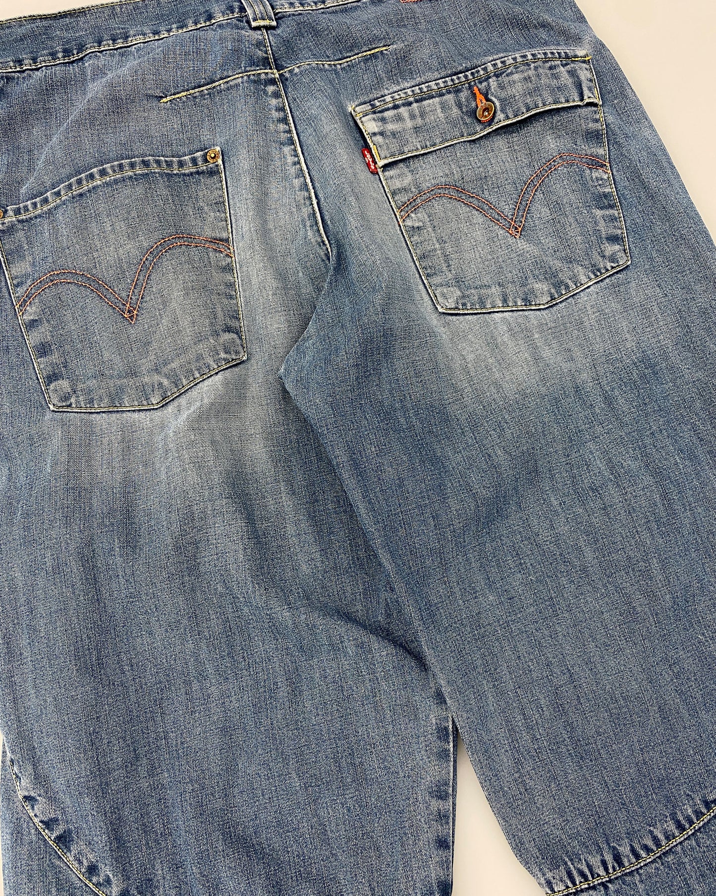 Levis 2010s Denim Shorts Blue