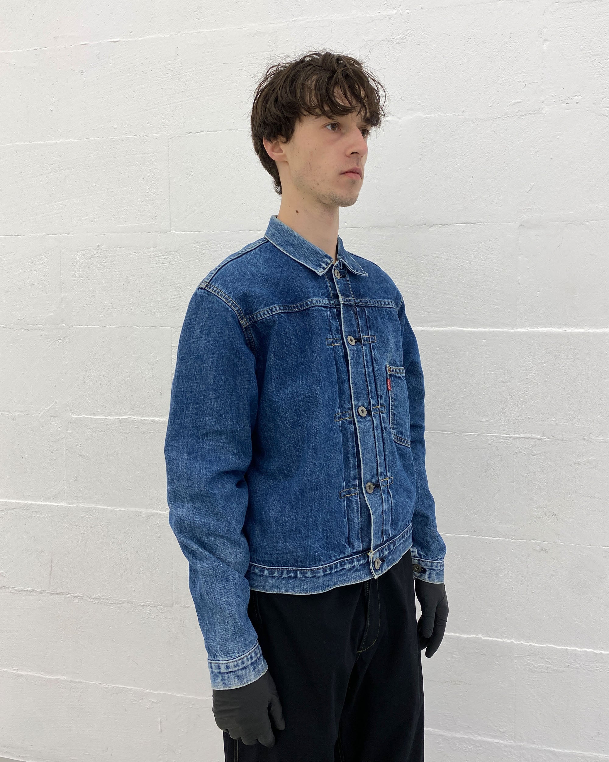 Levis 1996 Type 1 Japan Big E Selvedge Denim Jacket Blue – knudpeters