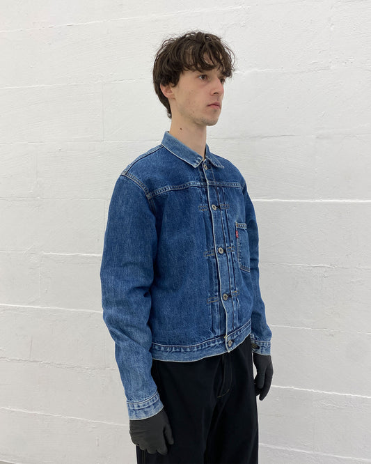 Levis 1996 Type 1 Japan Big E Selvedge Denim Jacket Blue