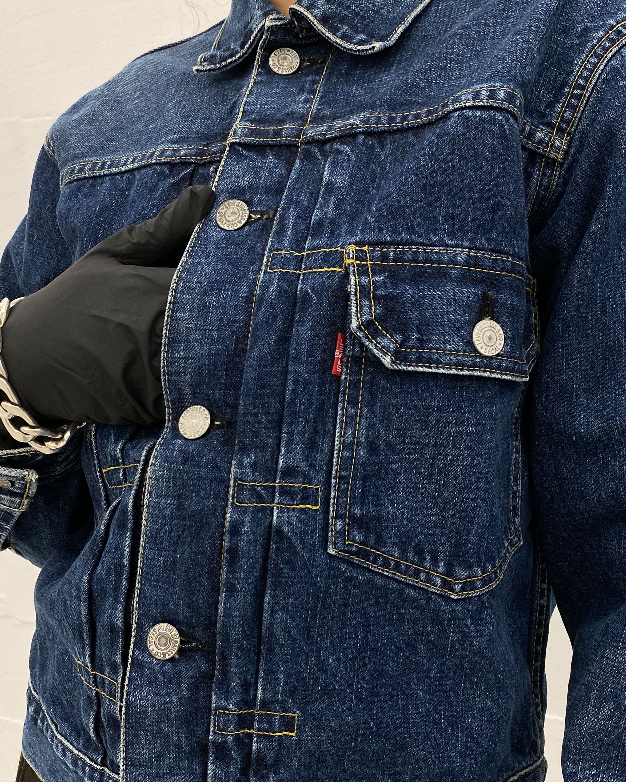 Levis 1996 Type 2 Japan Big E Selvedge Denim Jacket Blue – knudpeters