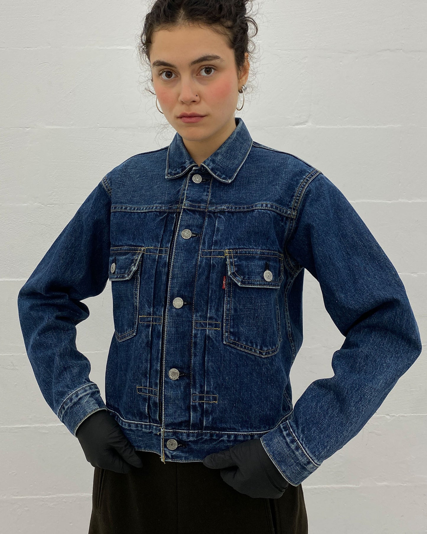 Levis 1996 Type 2 Japan Big E Selvedge Denim Jacket Blue