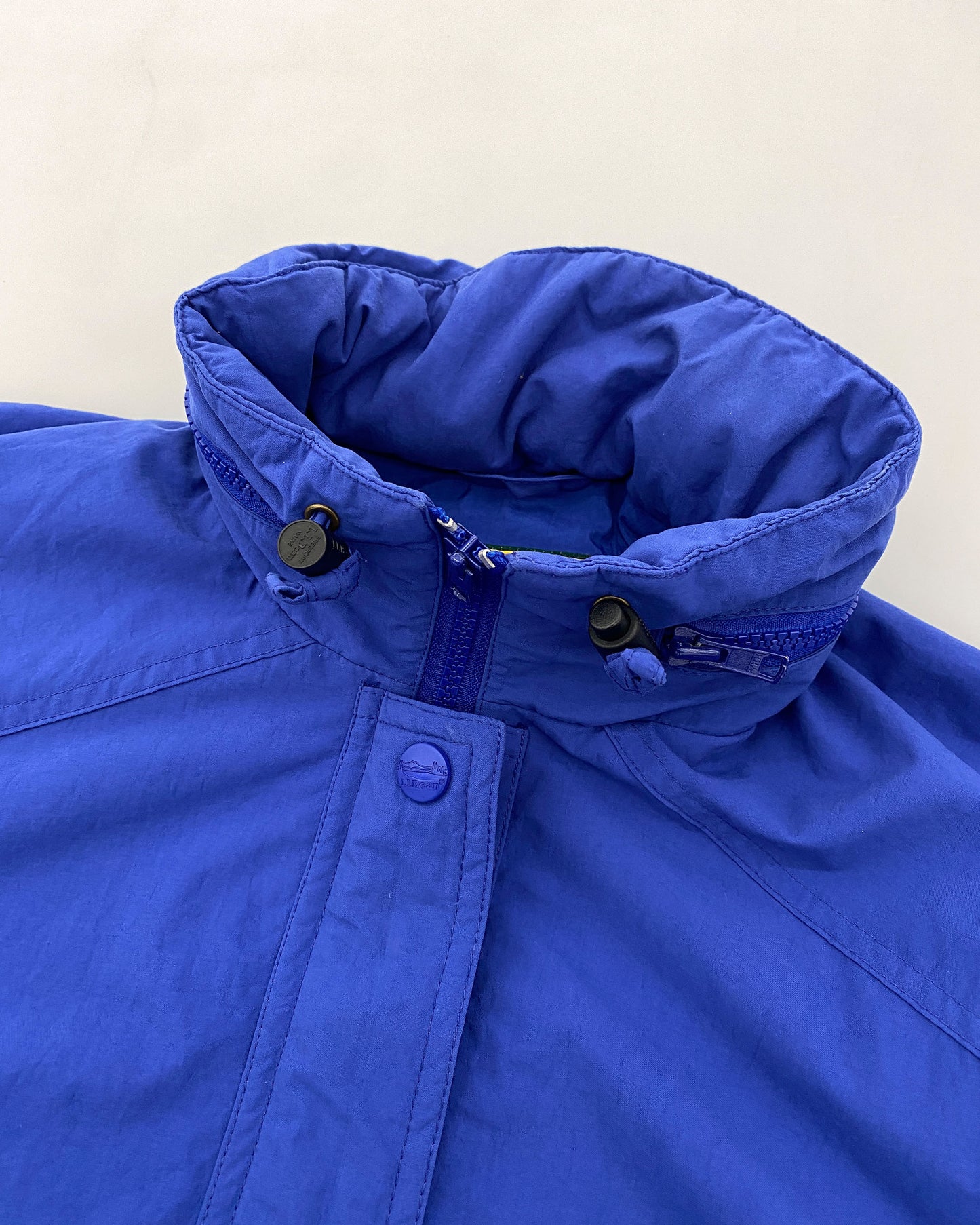 L.L.Bean 2000s Hooded Light Jacket Blue