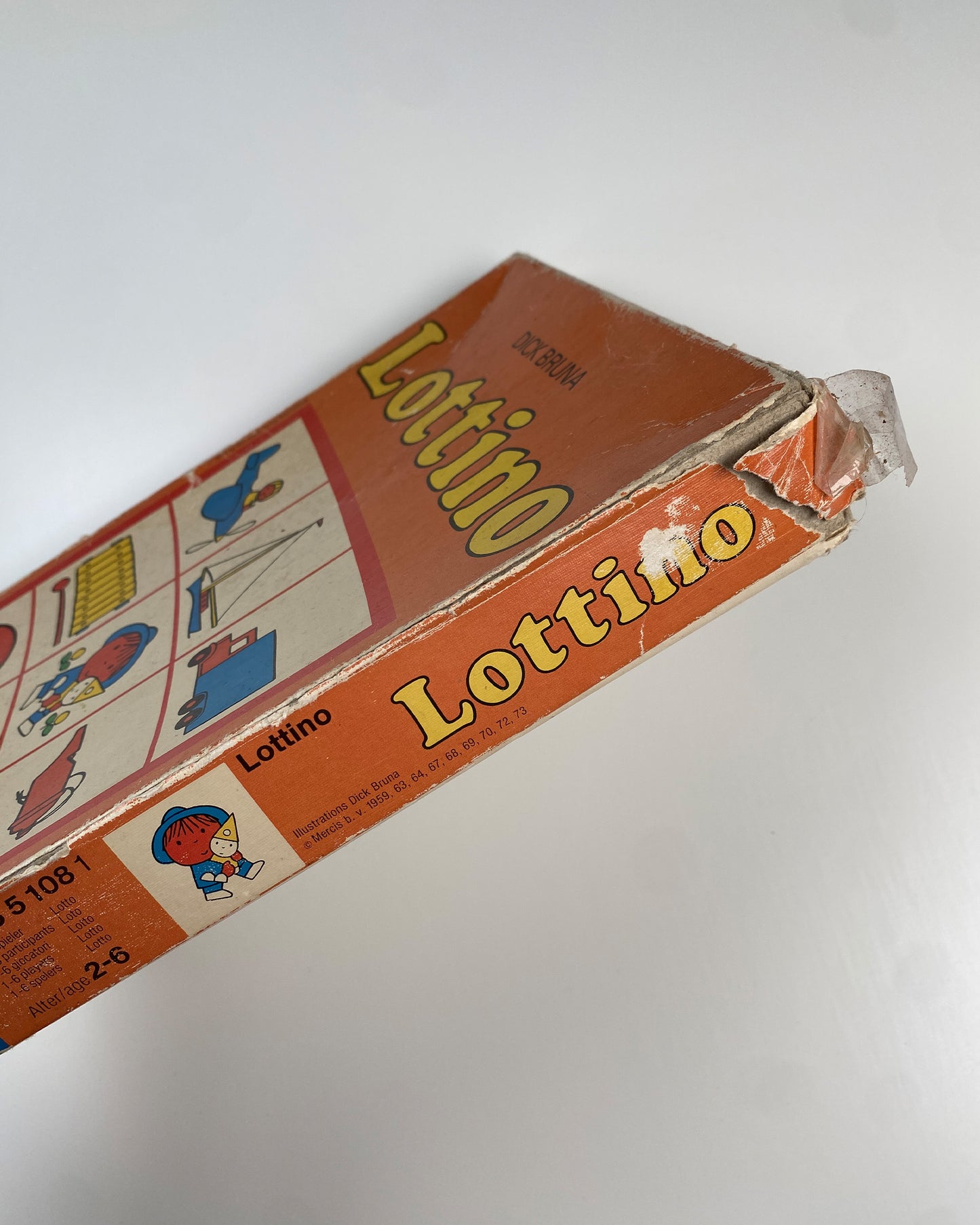 Ravensburger 1974 Dick Bruna Lottino Game