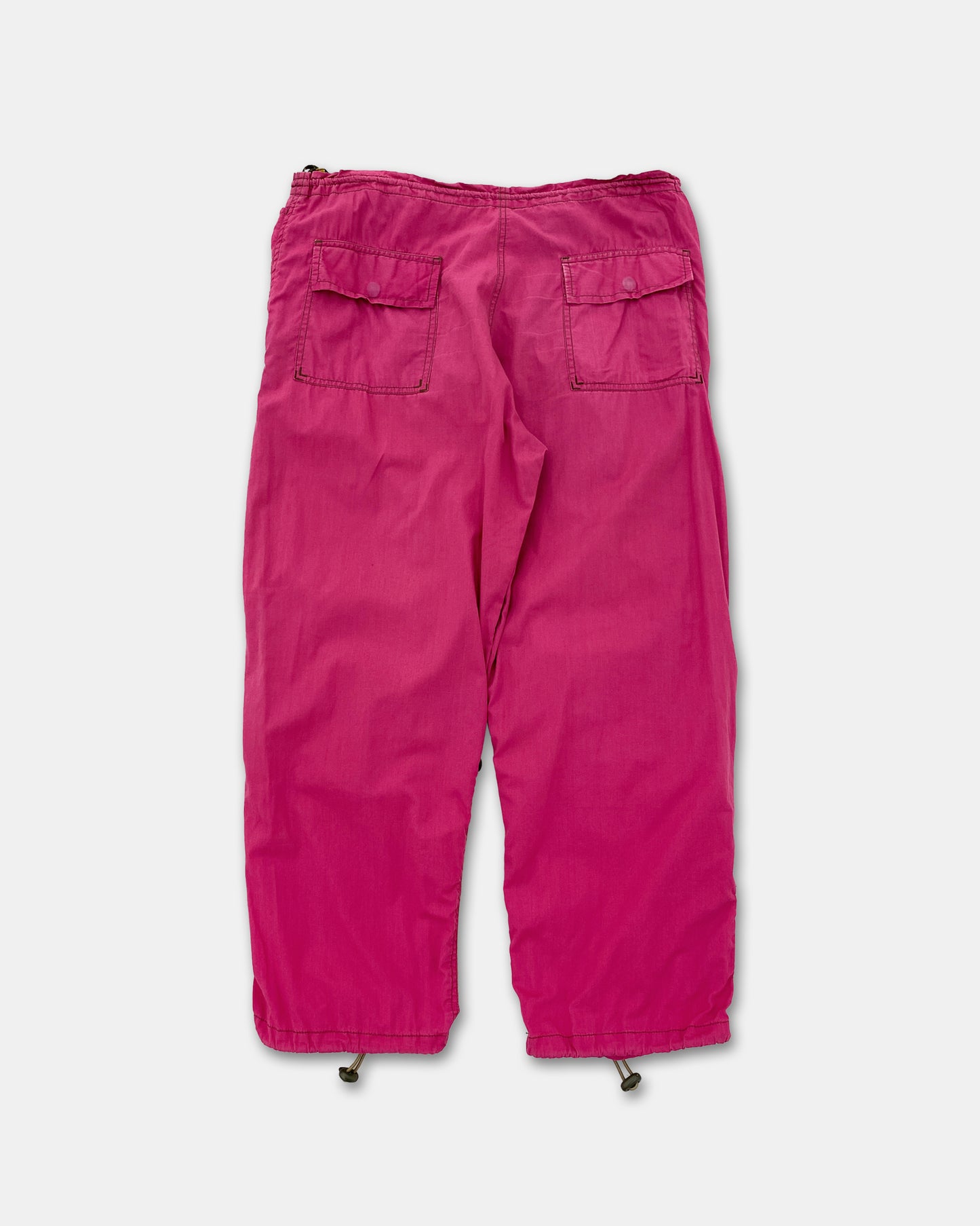 Maharishi 1990er Snopants Fallschirmhose Pink 