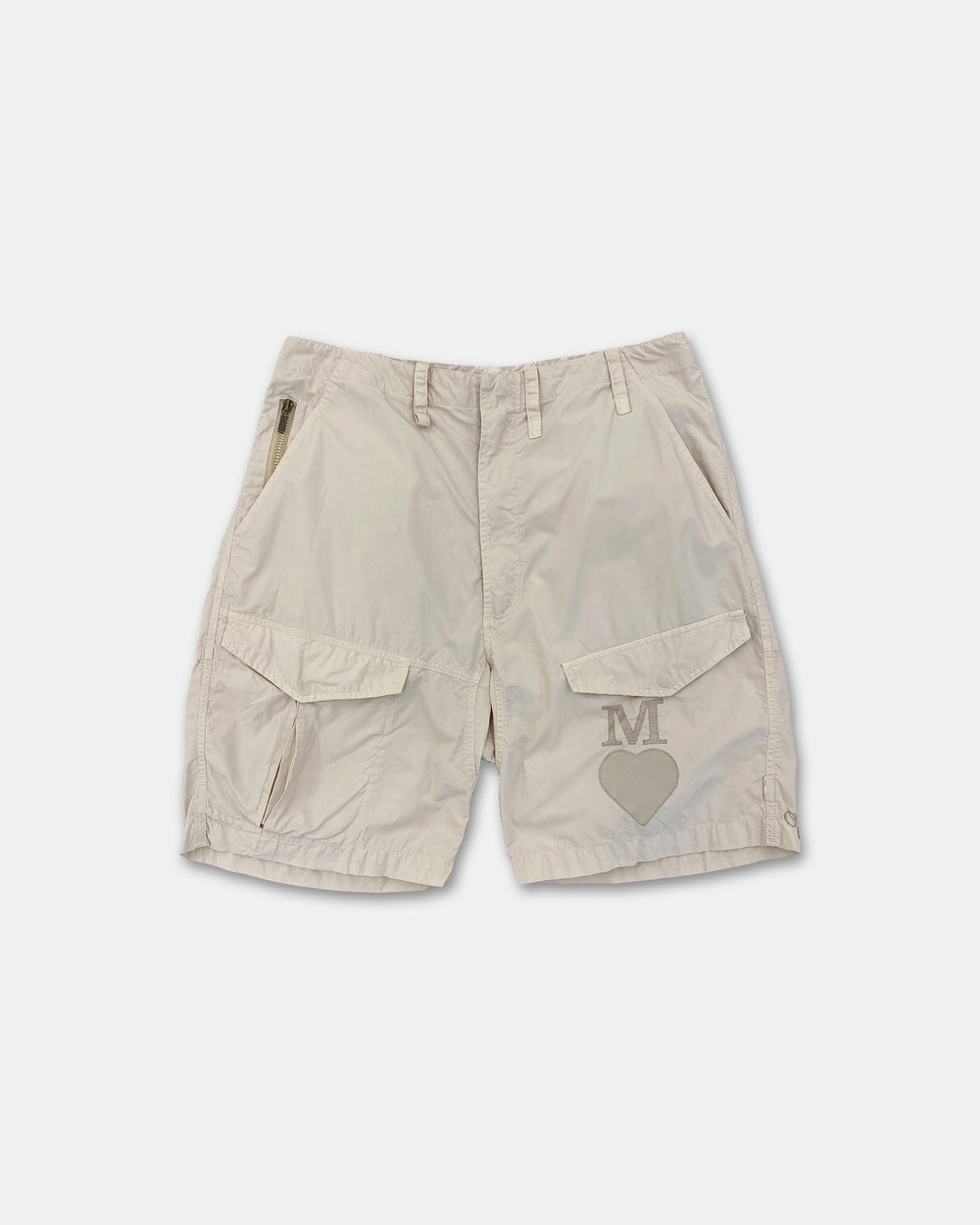Maharishi 2010s Embroidered Shorts Creme