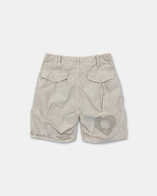 Maharishi 2010s Embroidered Shorts Creme