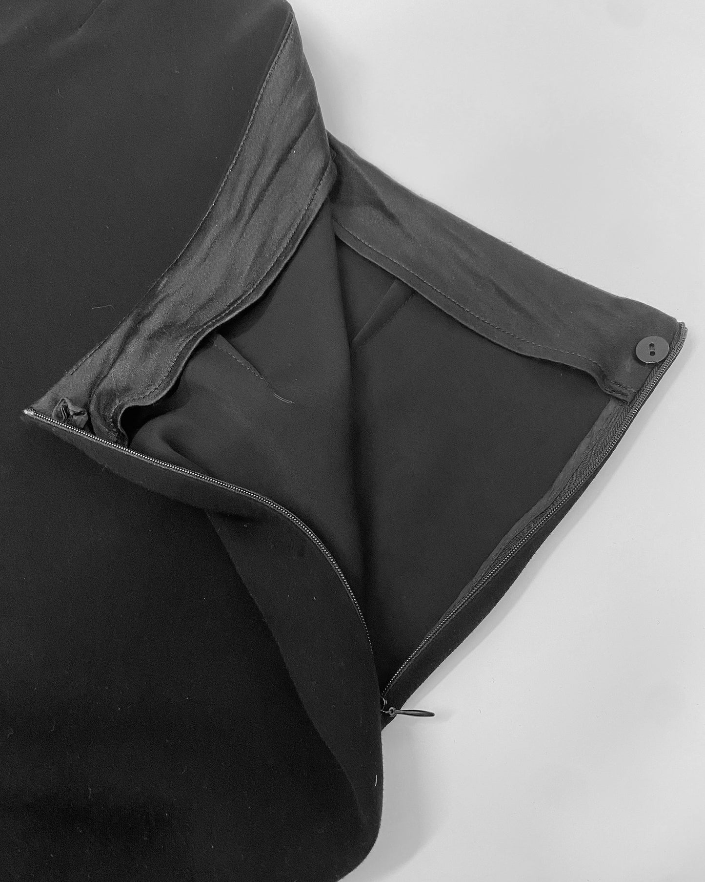 Marc Cain 2000s Asymmetrical Maxi Skirt Black
