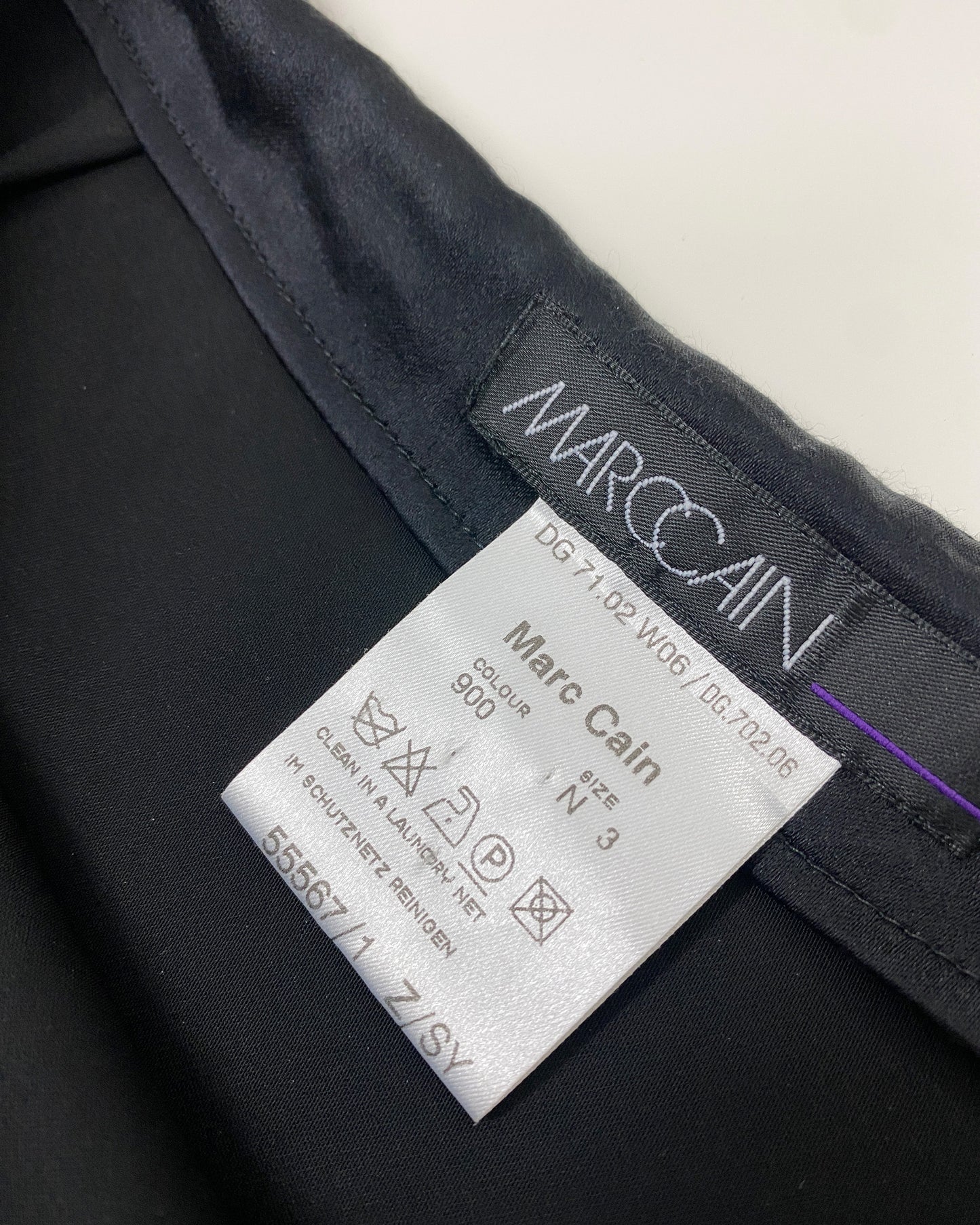 Marc Cain 2000s Asymmetrical Maxi Skirt Black
