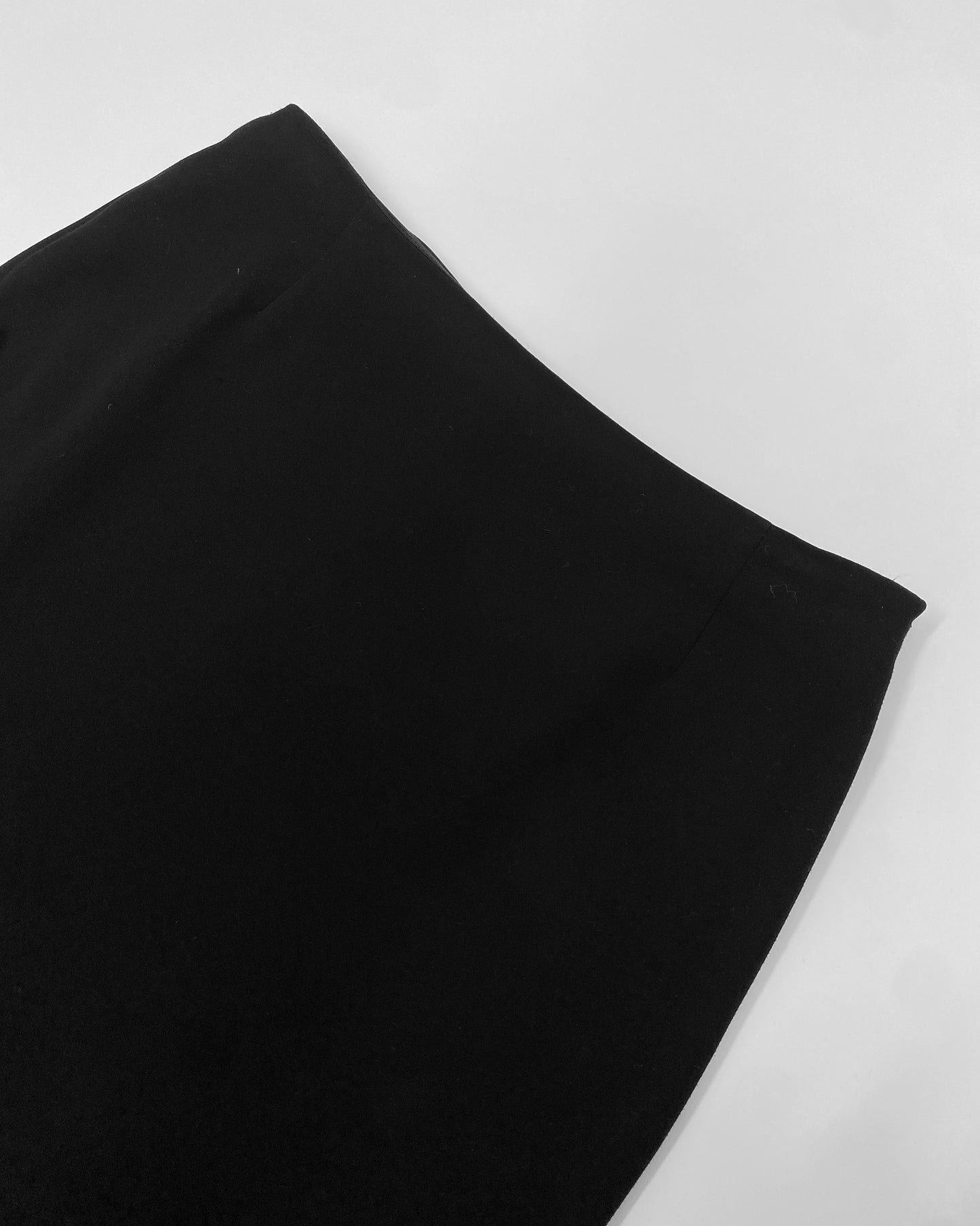 Marc Cain 2000s Asymmetrical Maxi Skirt Black