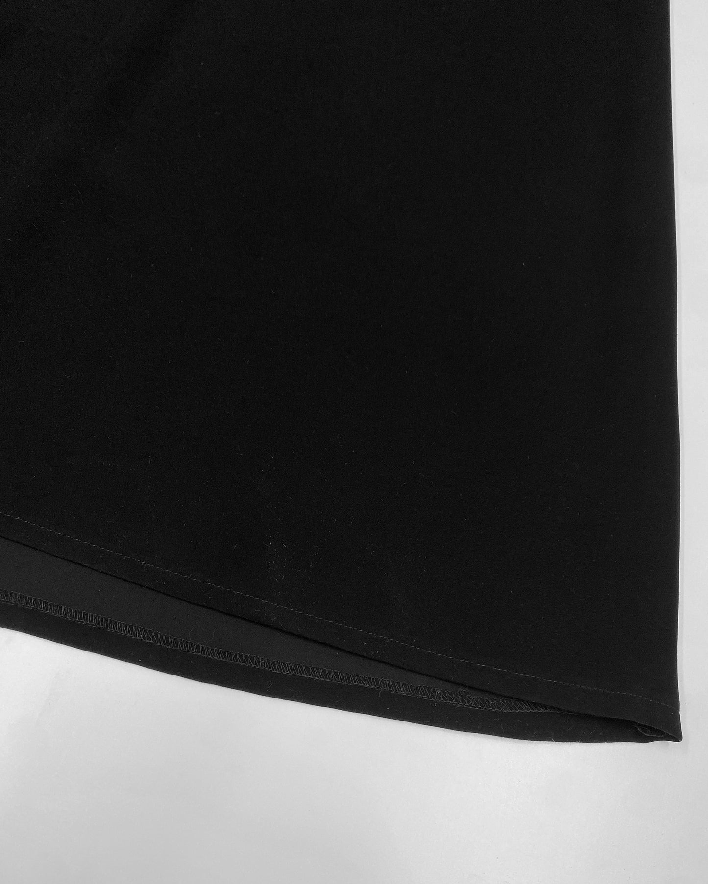 Marc Cain 2000s Asymmetrical Maxi Skirt Black