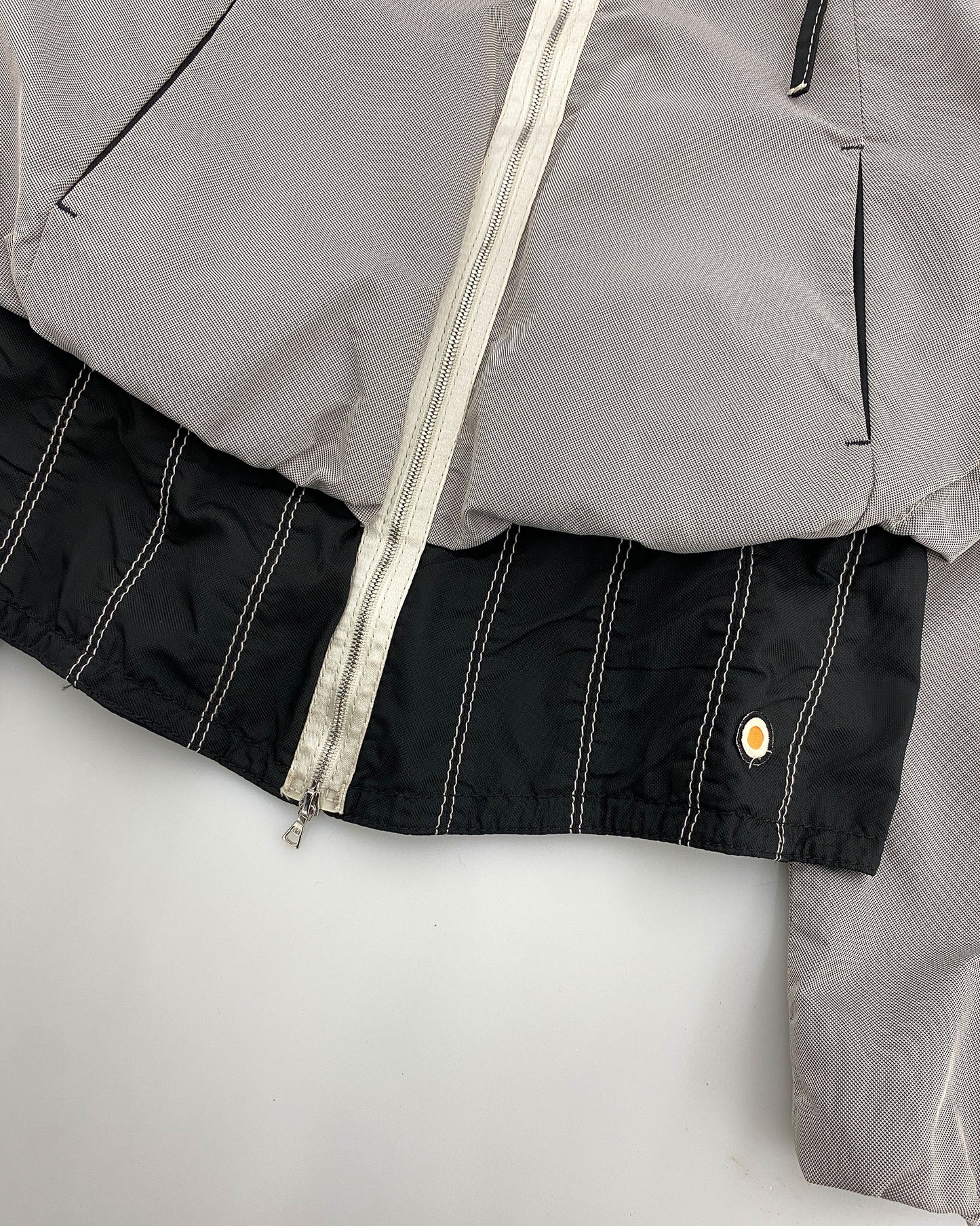 Marc Cain 2010s Hooded Sport Zip Jacket Grey