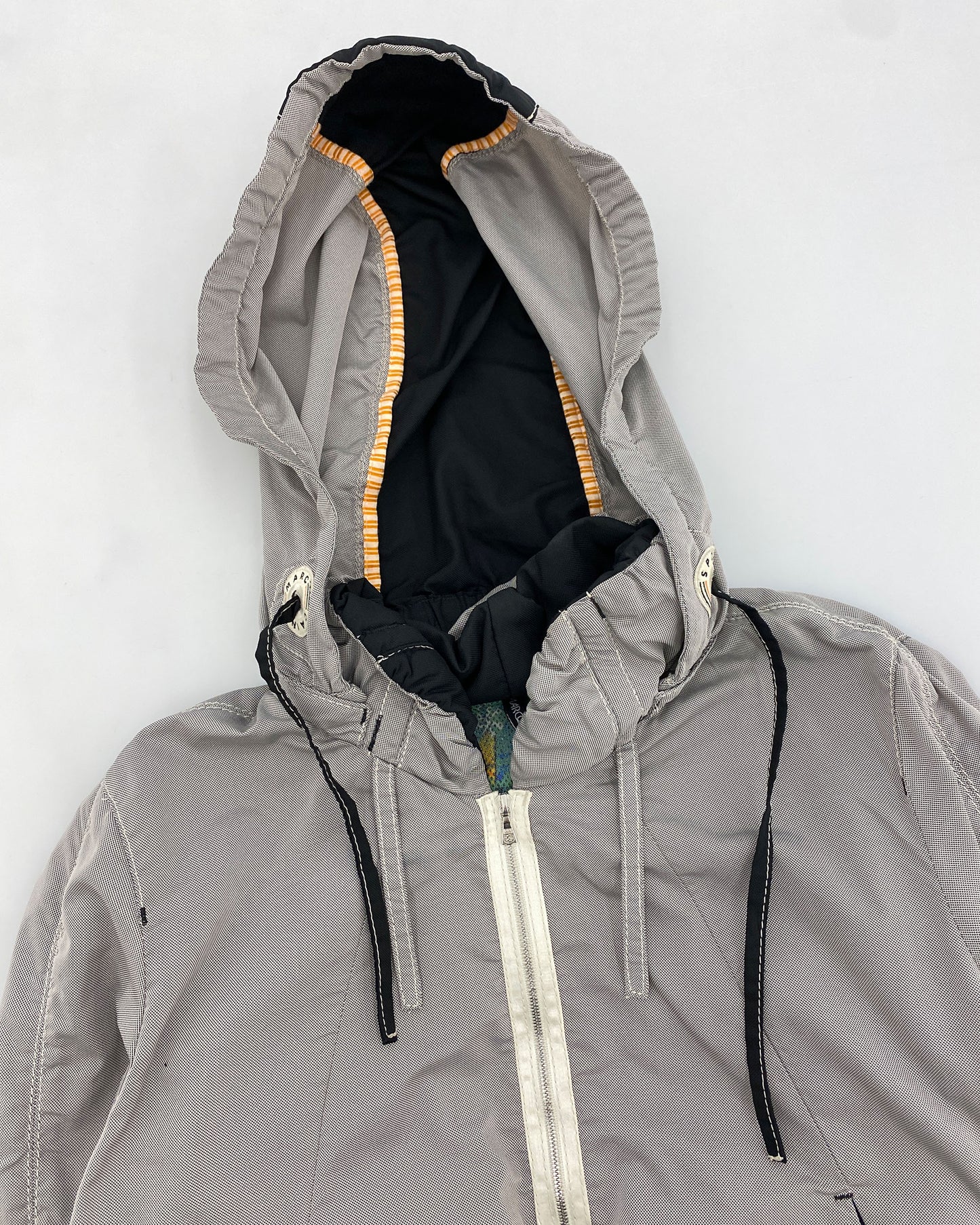 Marc Cain 2010s Hooded Sport Zip Jacket Grey
