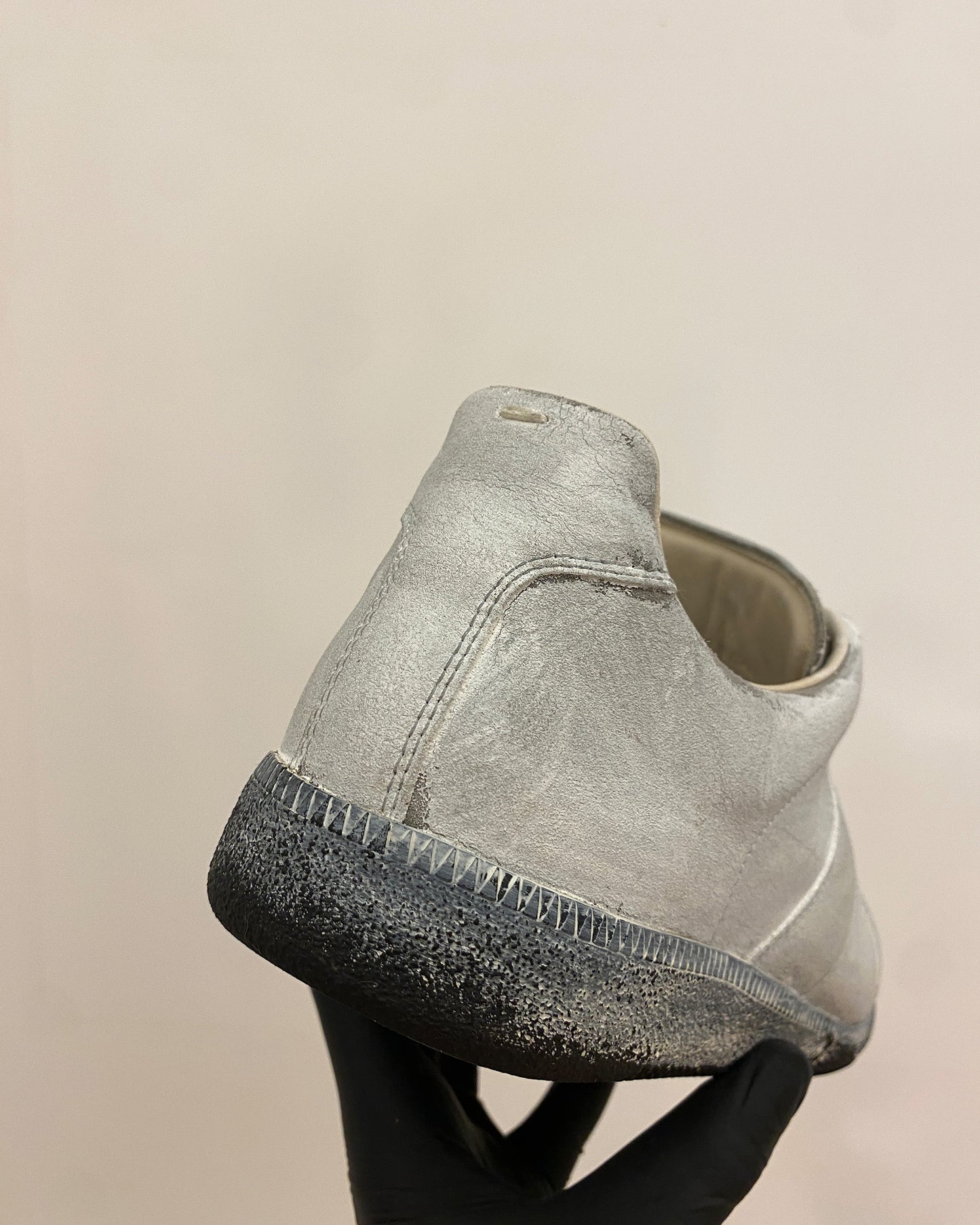 Maison Martin Margiela 2020s Painted GATs Replica Sneaker White Black