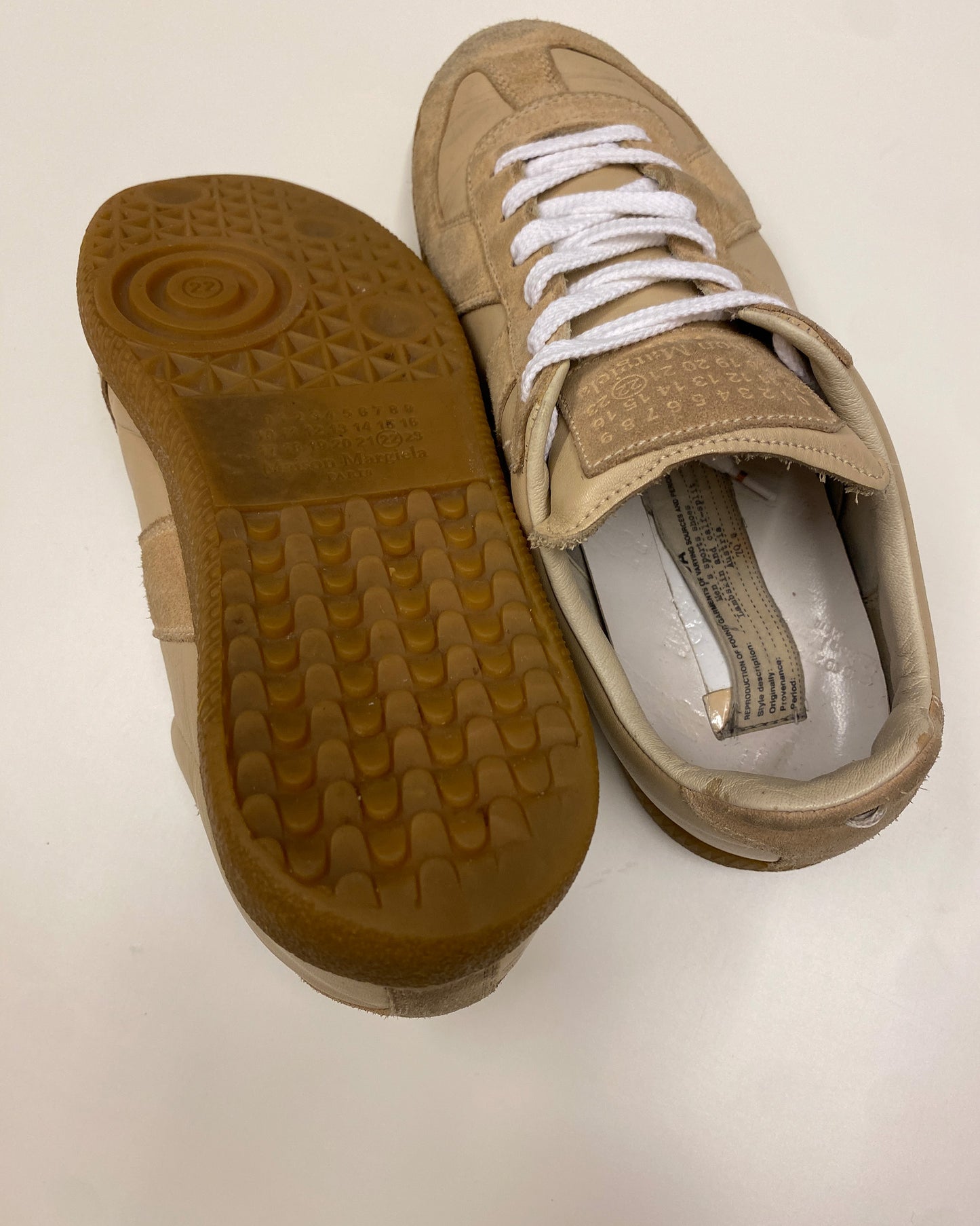 Maison Martin Margiela 2010s GATs Replica Sneaker Beige