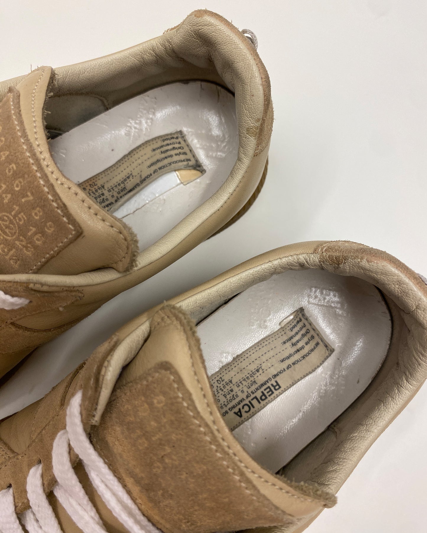 Maison Martin Margiela 2010s GATs Replica Sneaker Beige