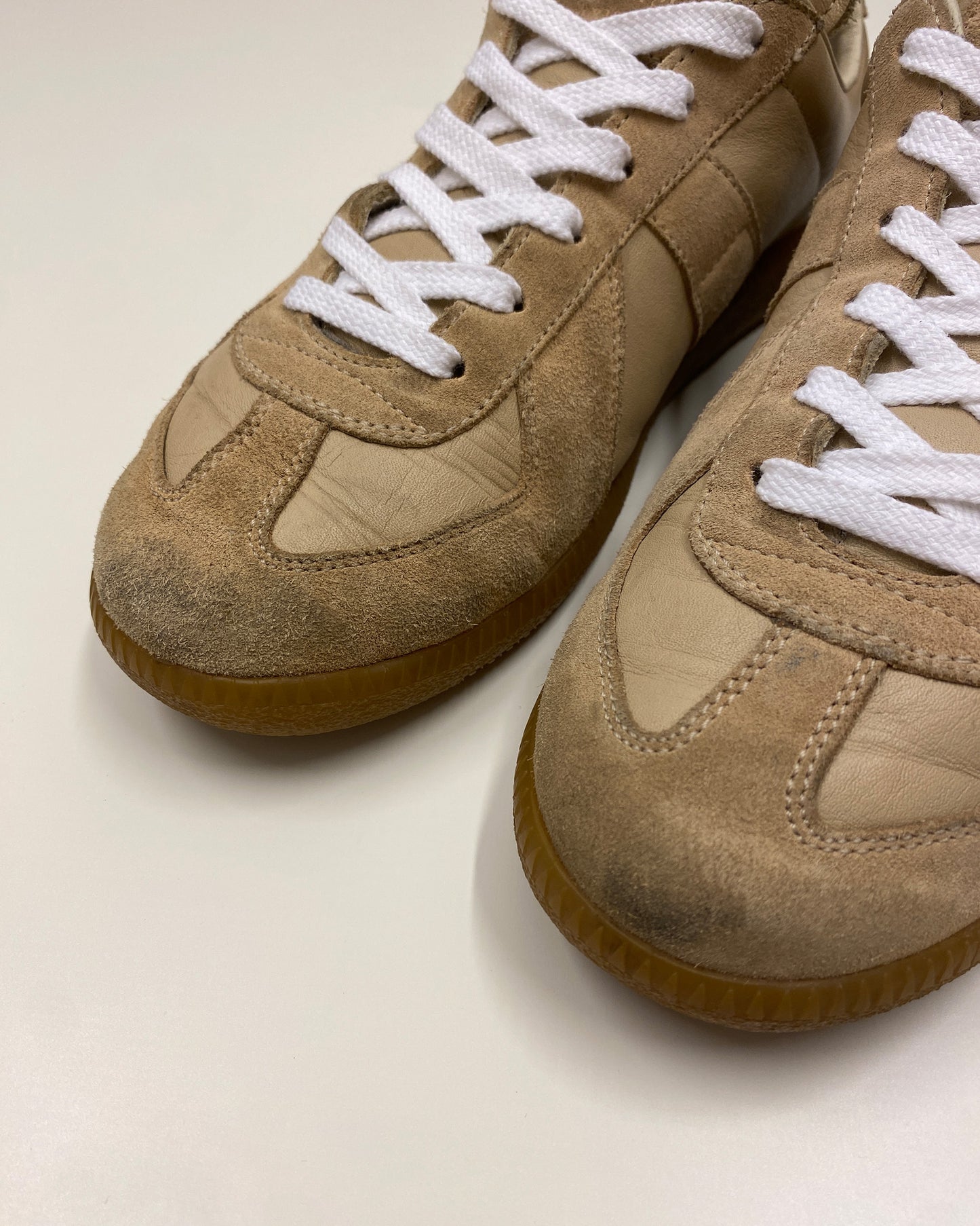 Maison Martin Margiela 2010s GATs Replica Sneaker Beige
