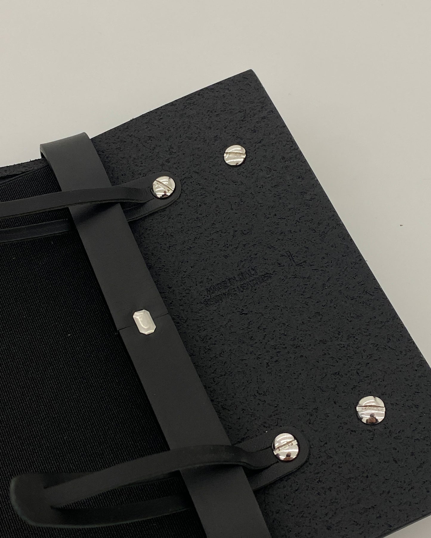 Maison Martin Margiela SS2018 Leather Fringe Big Belt Black