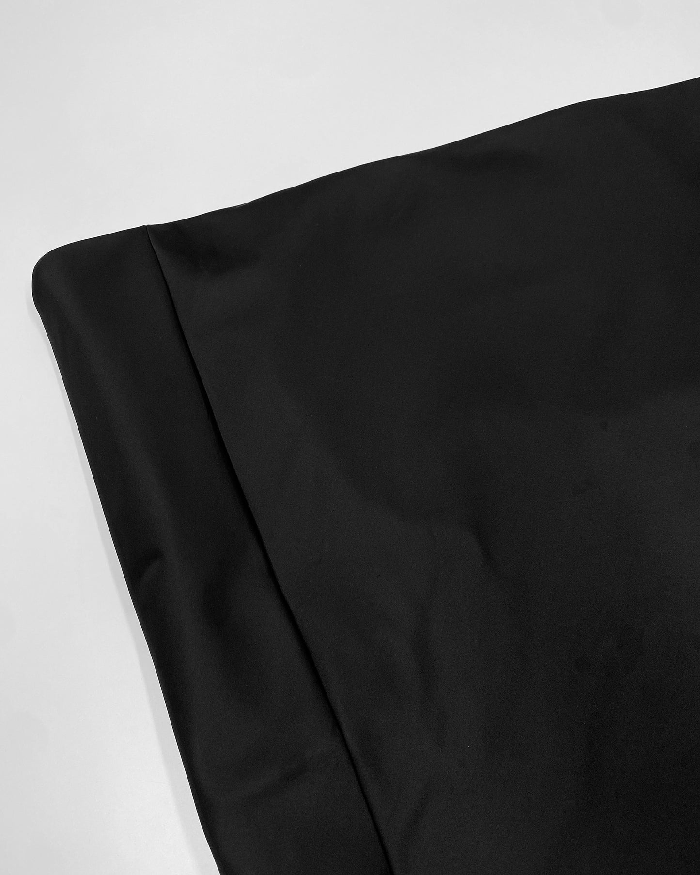 Maison Martin Margiela AW2008 White Label Runway Silk Dress Black
