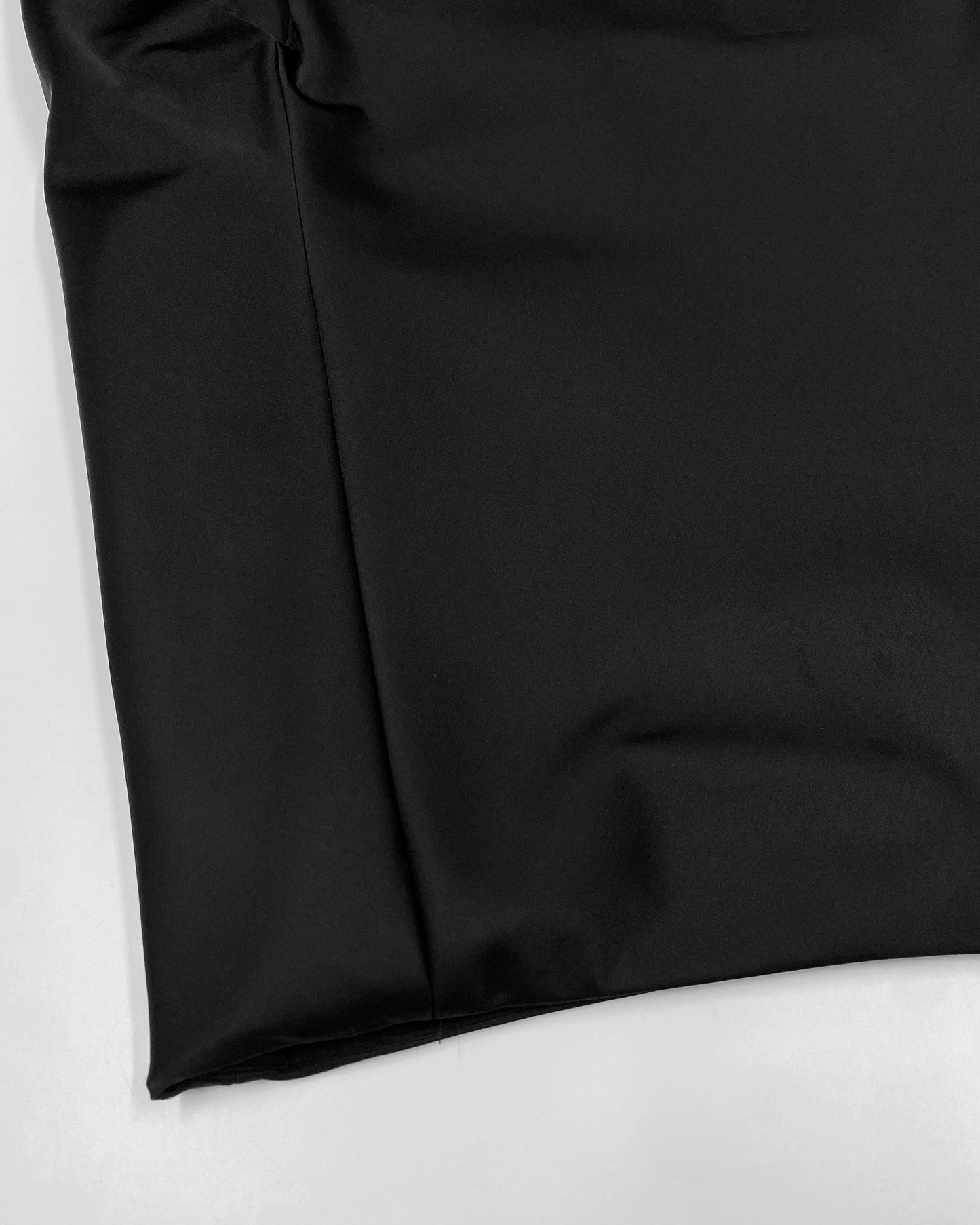 Maison Martin Margiela AW2008 White Label Runway Silk Dress Black