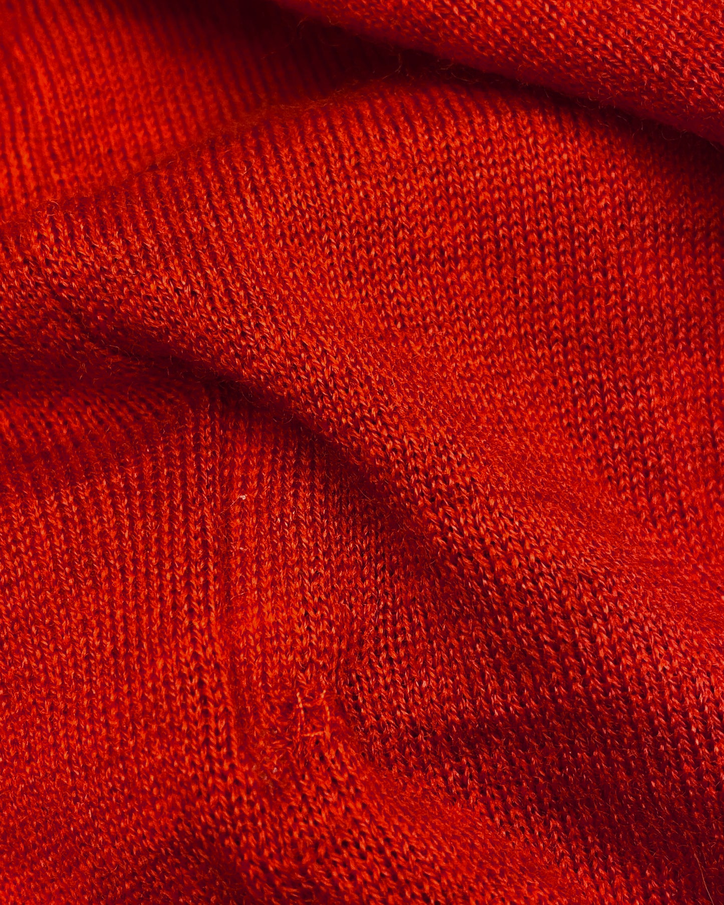 Maison Martin Margiela AW2006 White Label Elastic Thread Knit Sweater Red