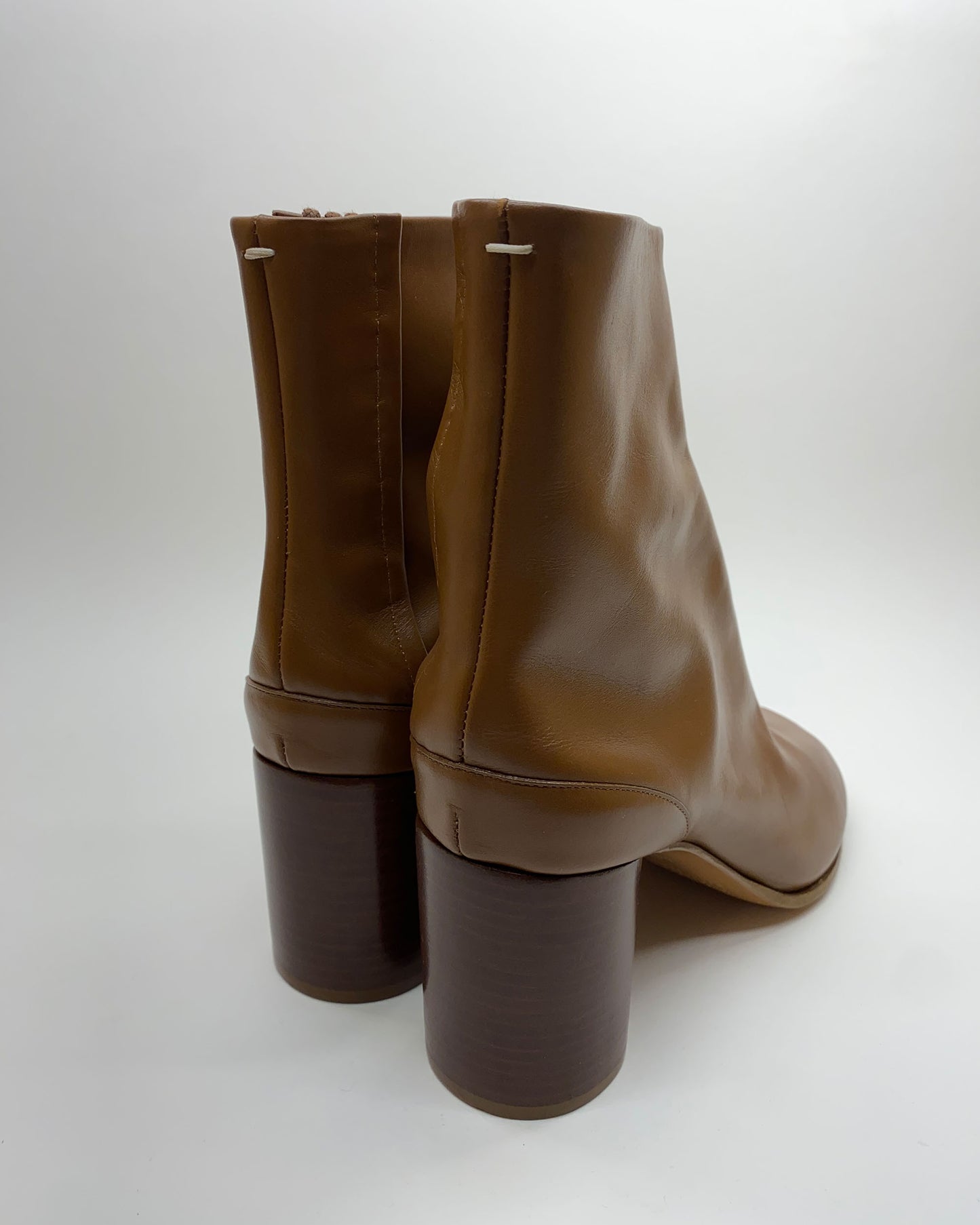 Maison Martin Margiela SS2019 Tabi Ankle Boots Brown