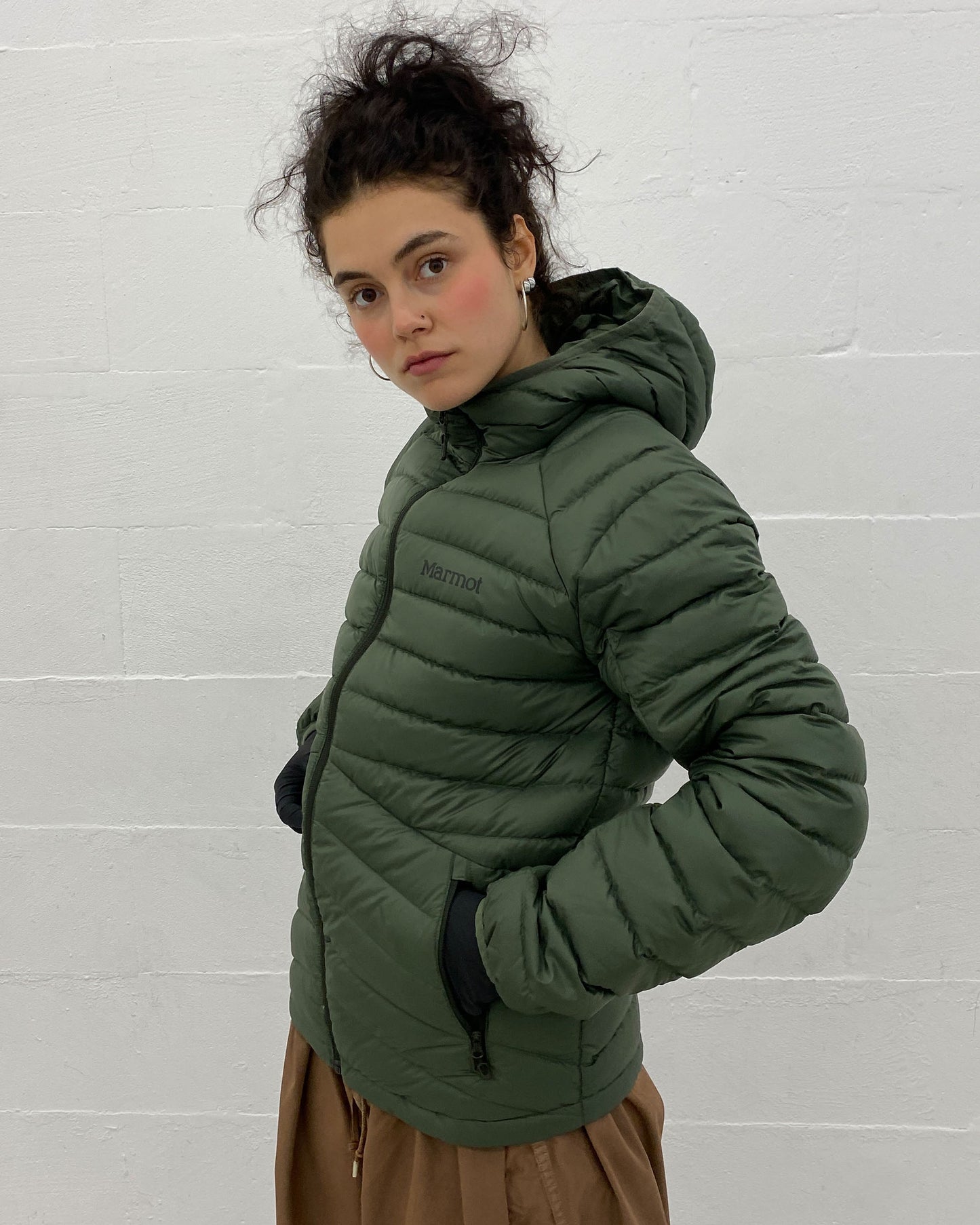 Marmot 2010s Puffer Jacket Khaki Green