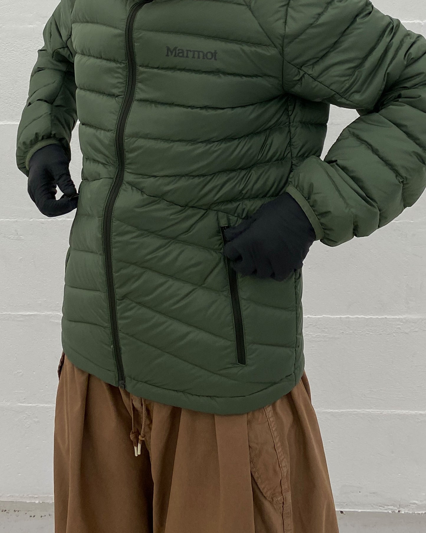 Marmot 2010s Puffer Jacket Khaki Green