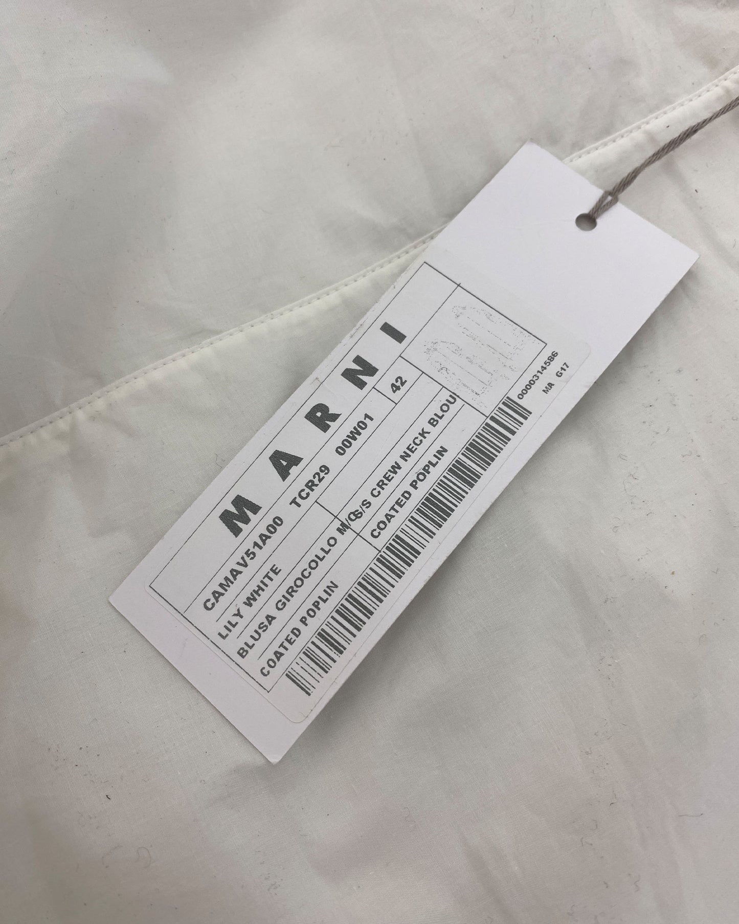Marni 2010s Adjustable Top White