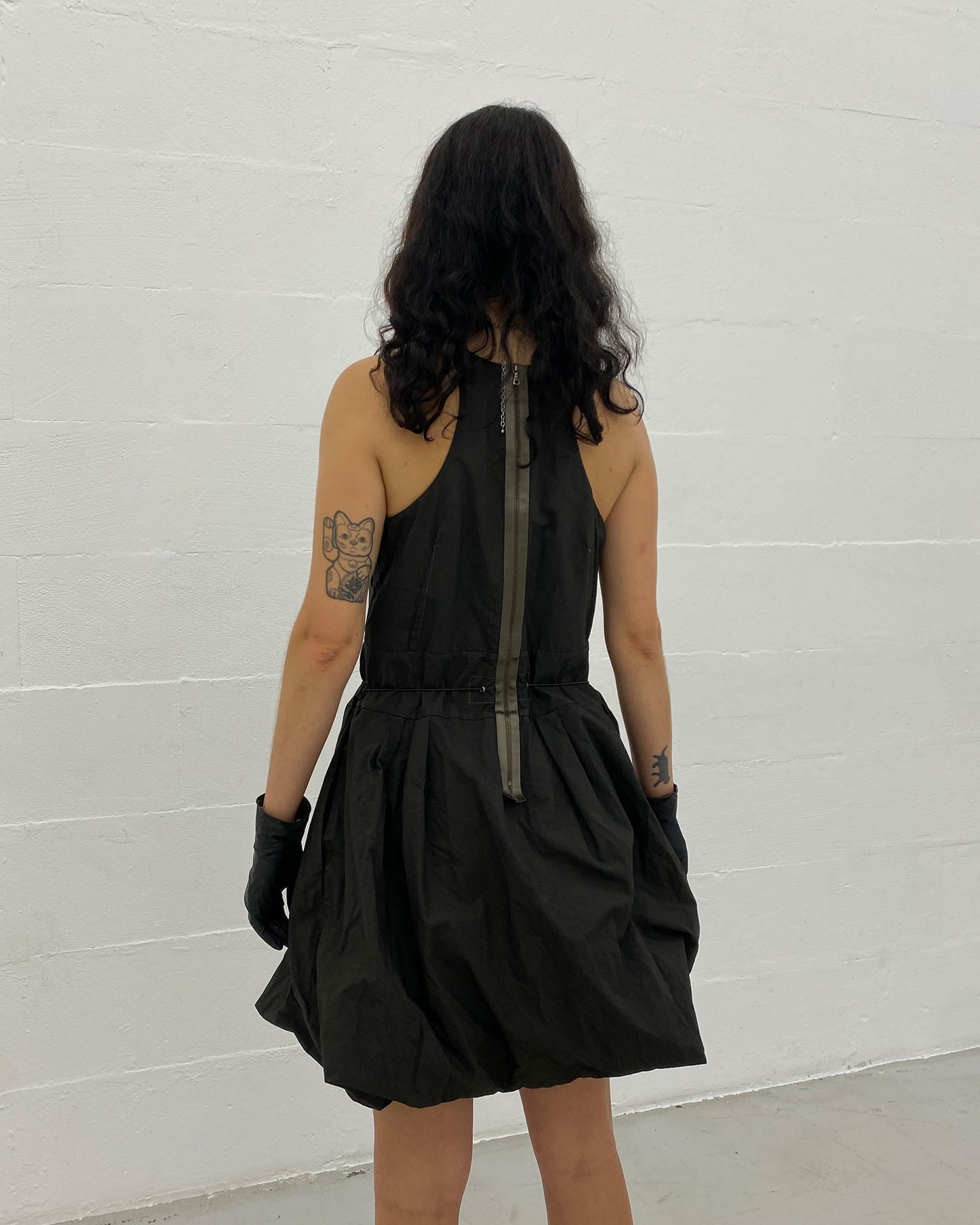 Marni 2000s Balon Tank Dress Black