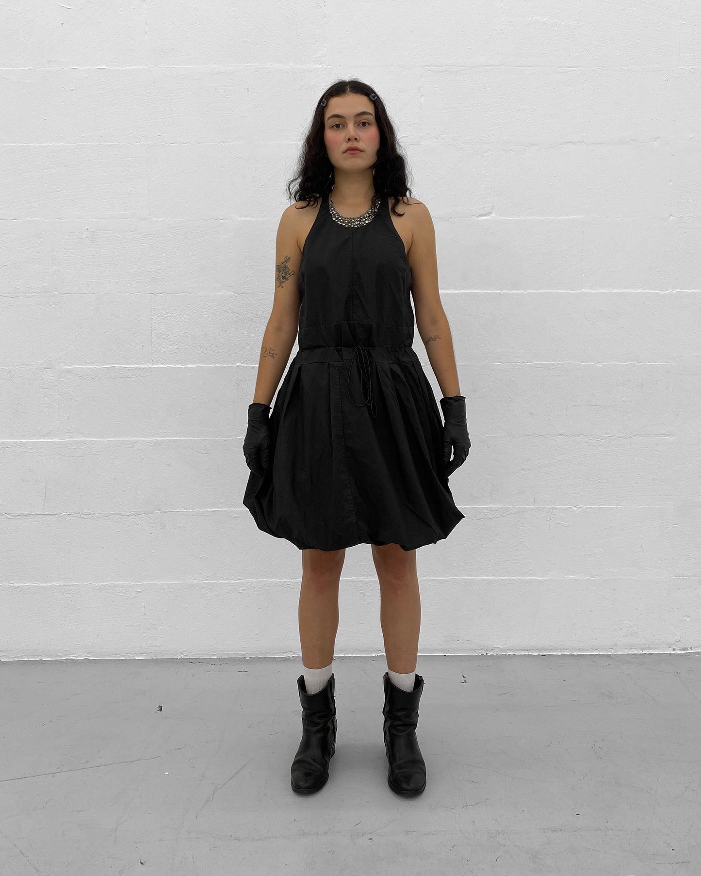 Marni 2000s Balon Tank Dress Black