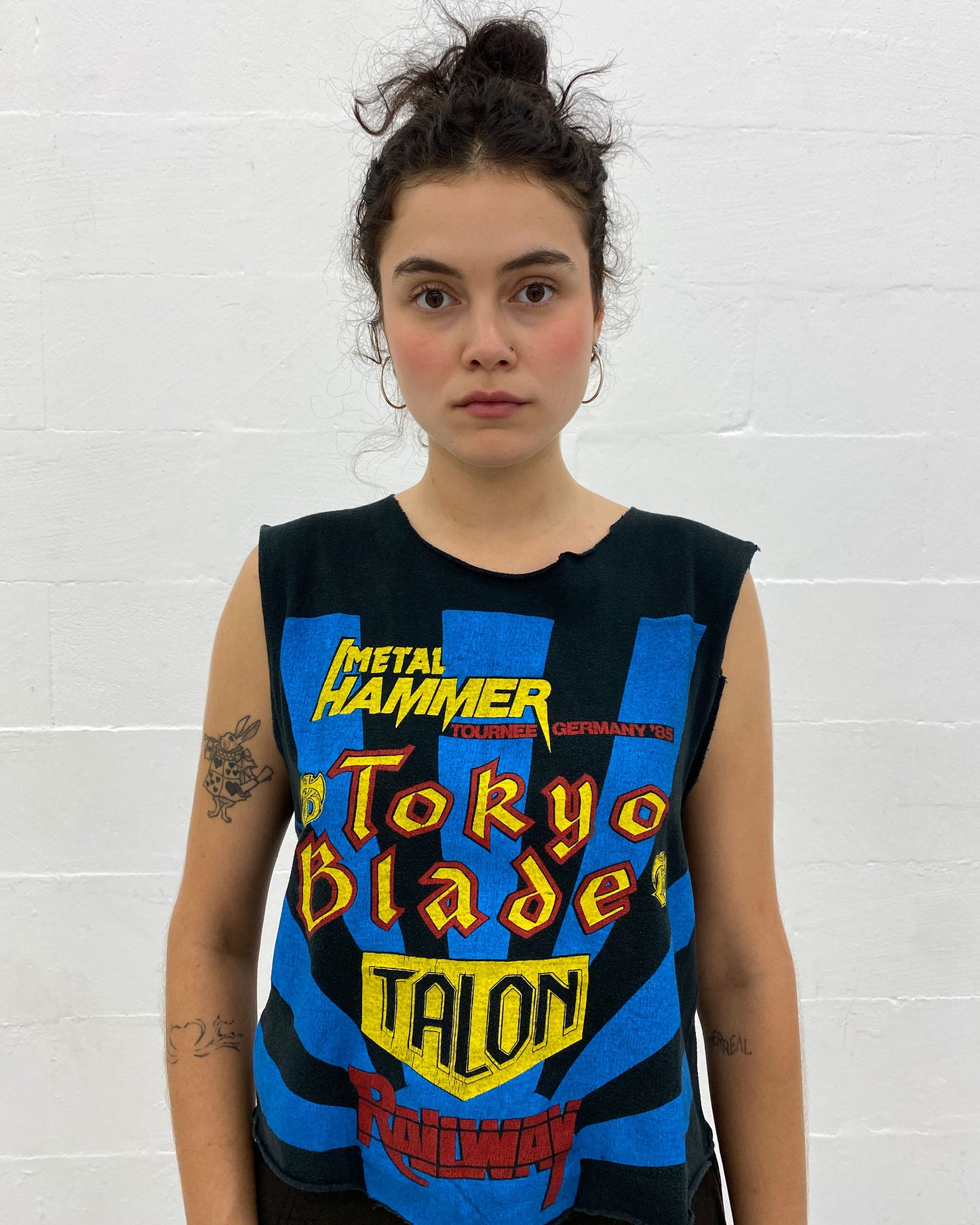 Metal Hammer 1985 Cut Off Tournee Band T-Shirt Black