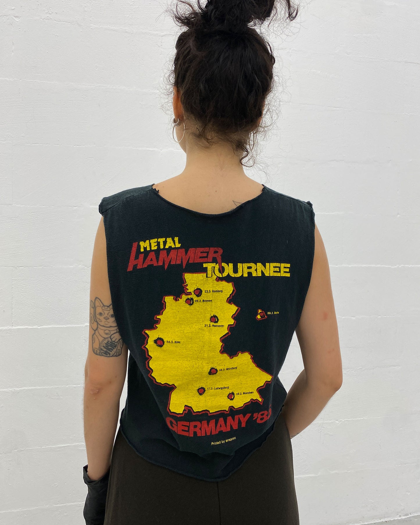 Bogner 1970s Wool Midi Skirt Brown