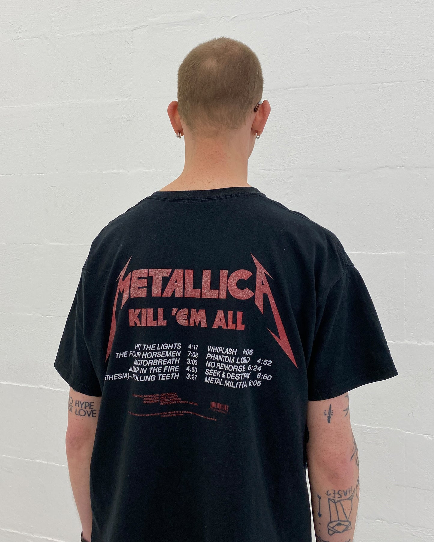 Metallica 2020s Kill 'Em All Band T-Shirt Black