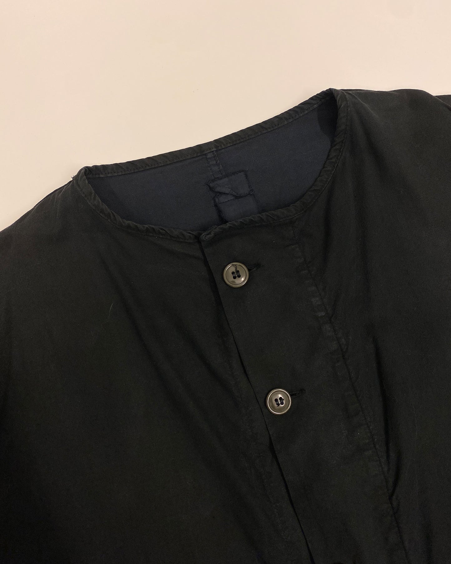Vintage 1960s Dyed US Army Fishtail Coat Black