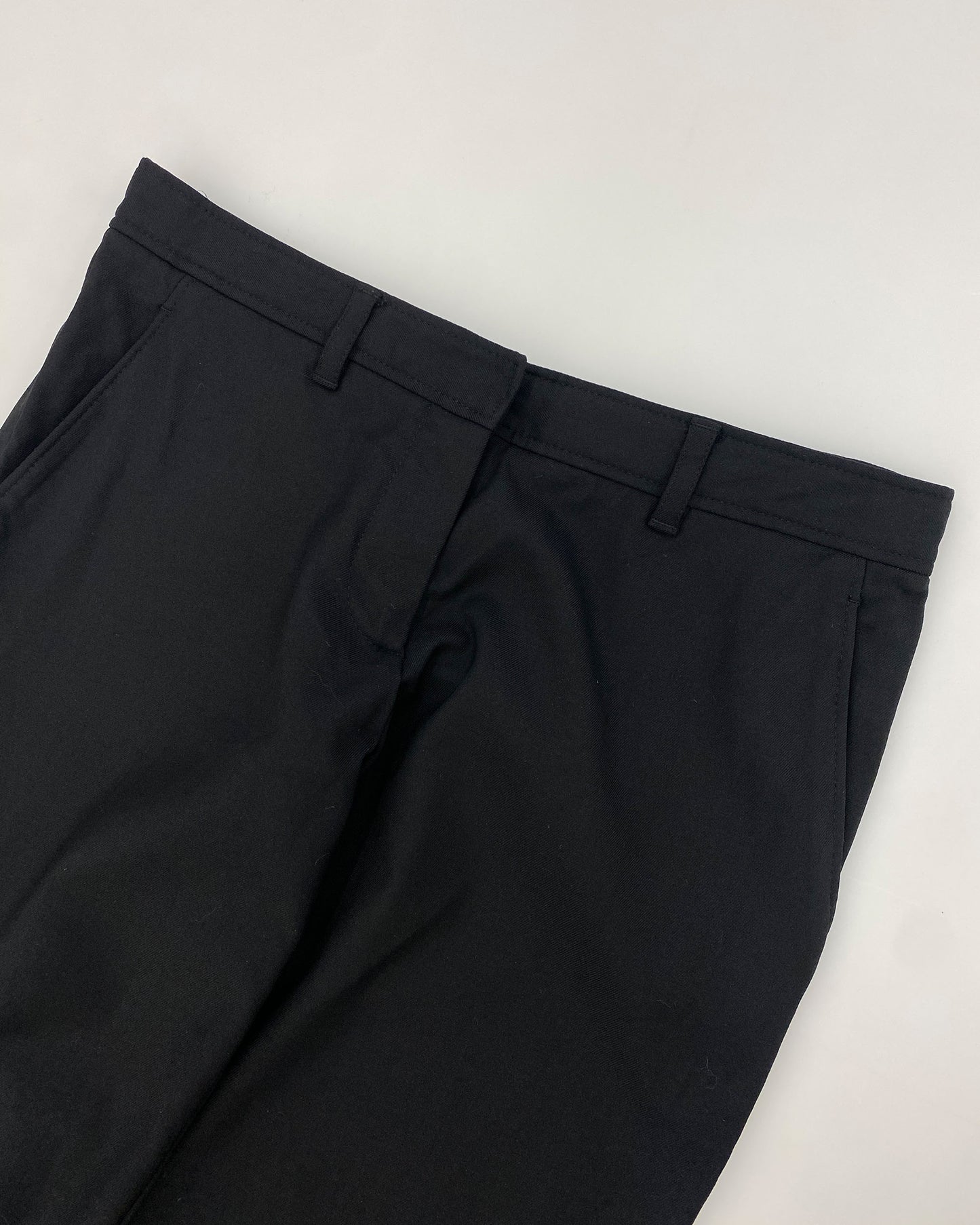 Miu Miu AW2006 Formal Wool Pants Black