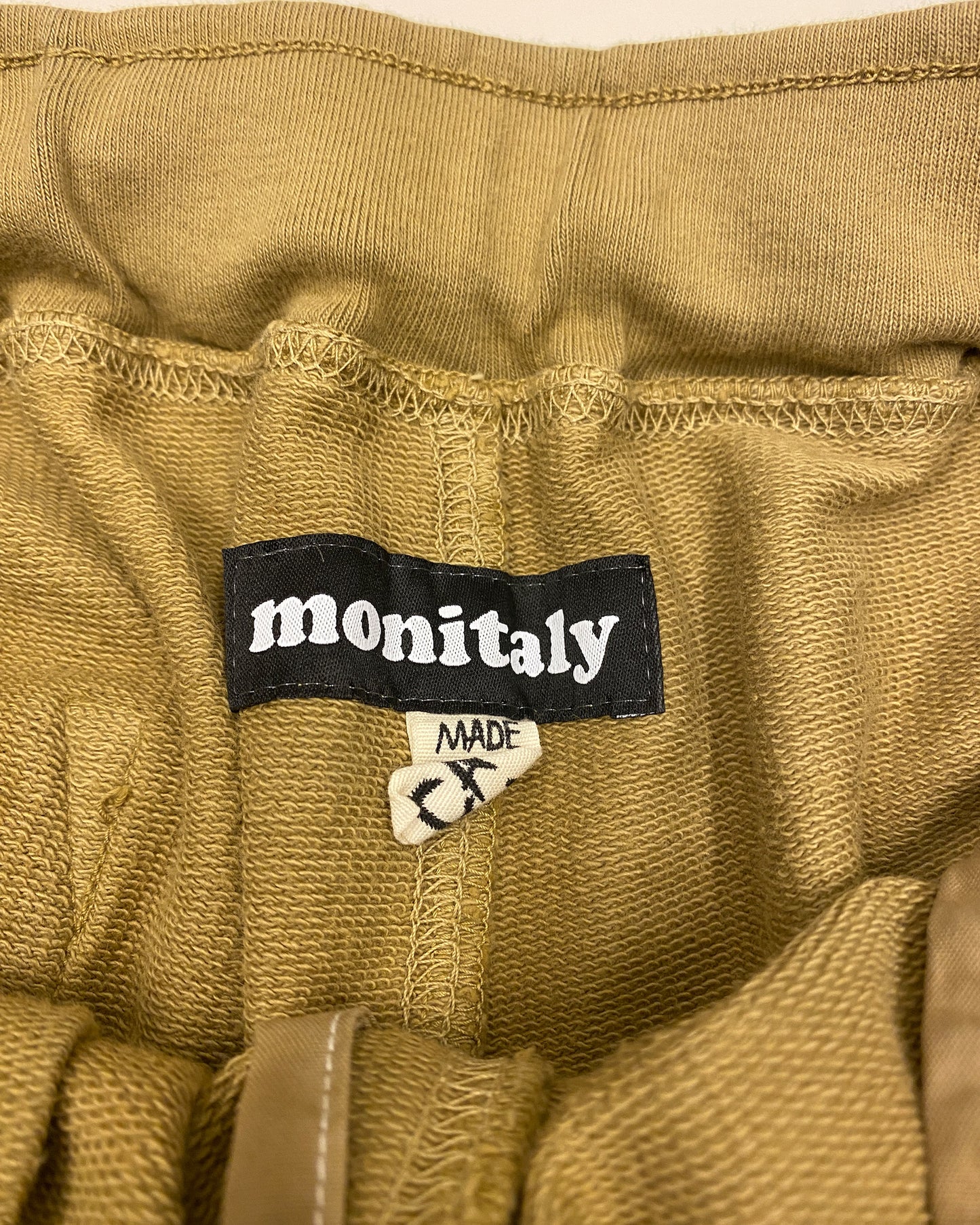 Monitaly 2020s French Terry Shorts Beige