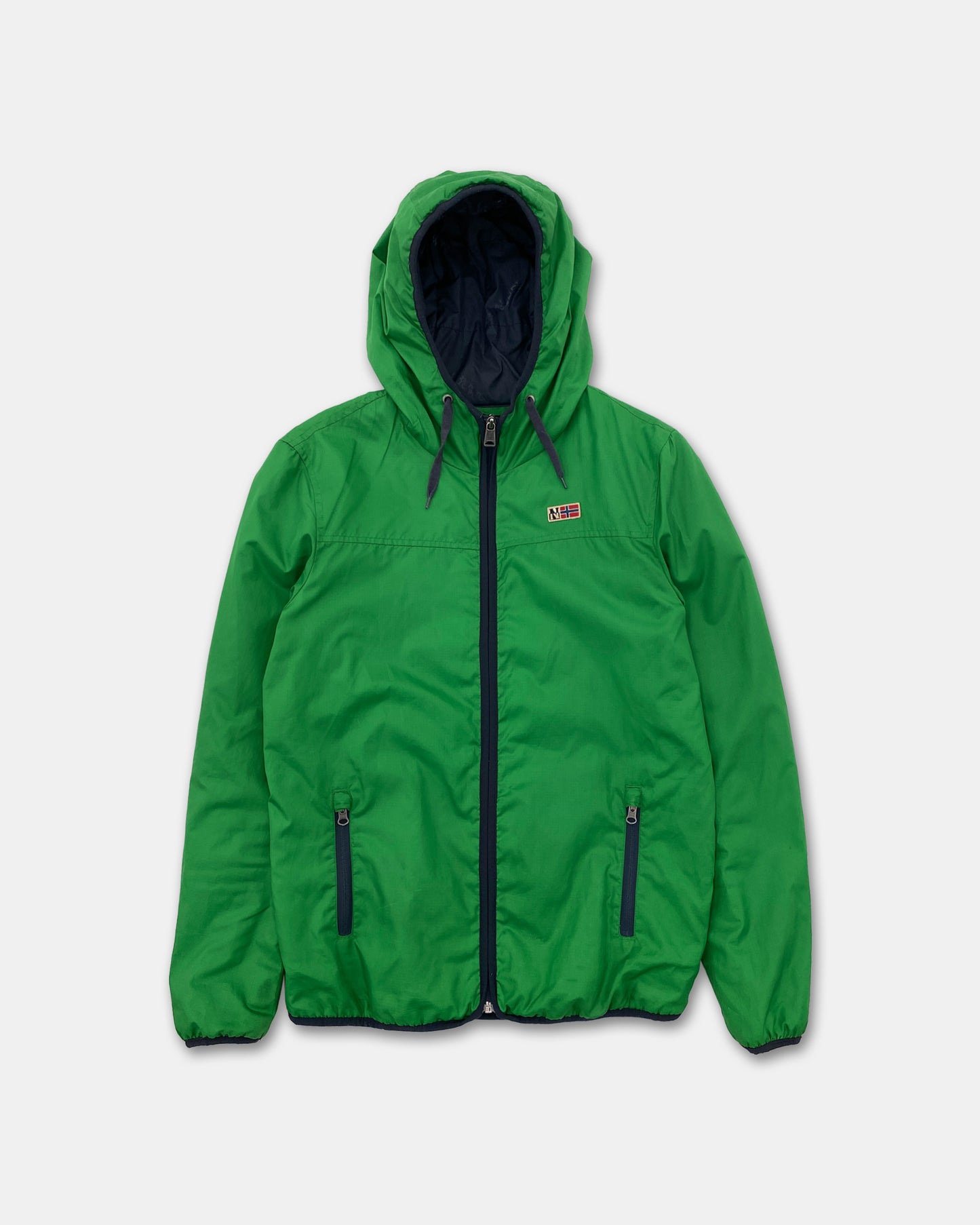 Napapijri 2010s Hooded Padded Jacket Green