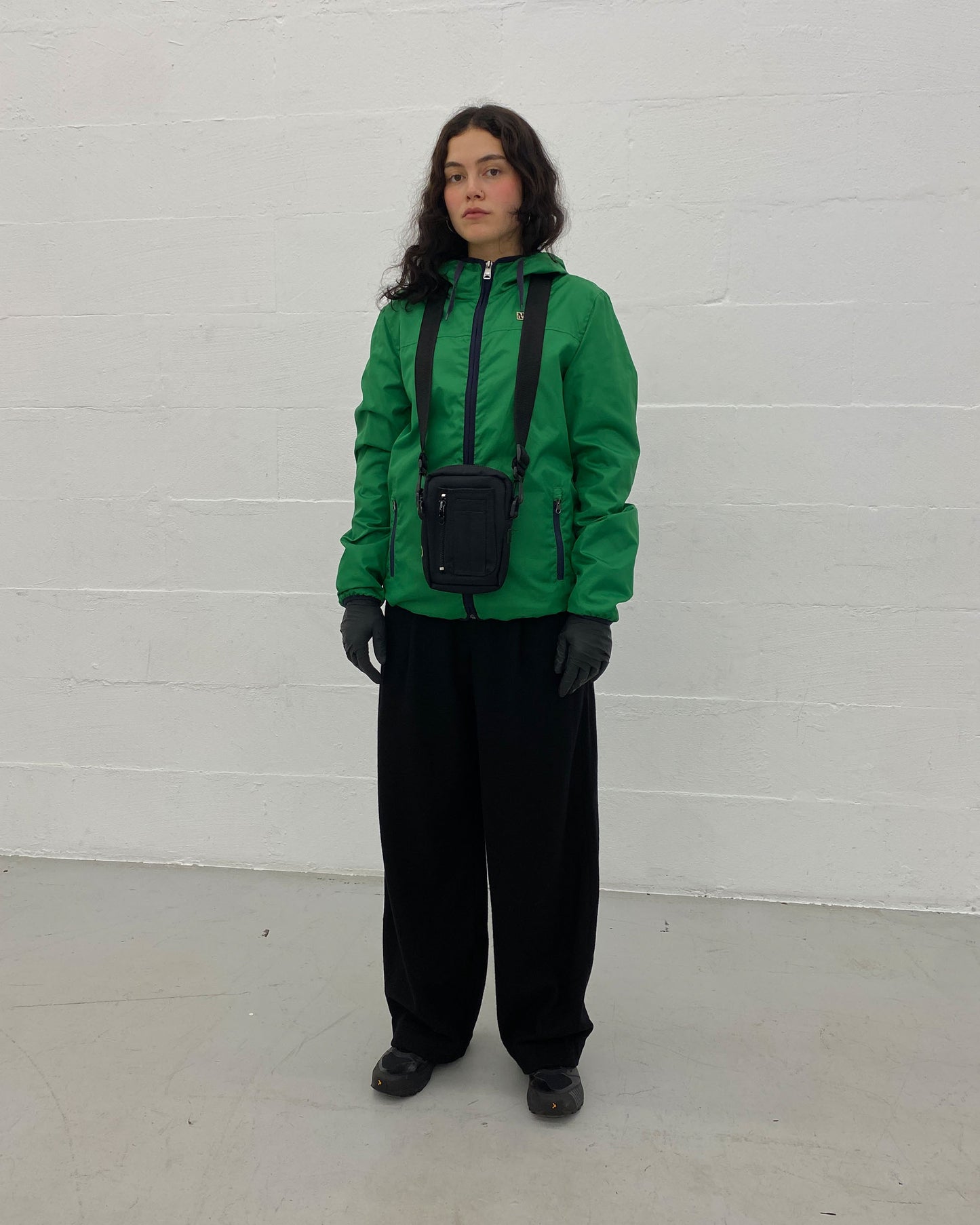 Napapijri 2010s Hooded Padded Jacket Green