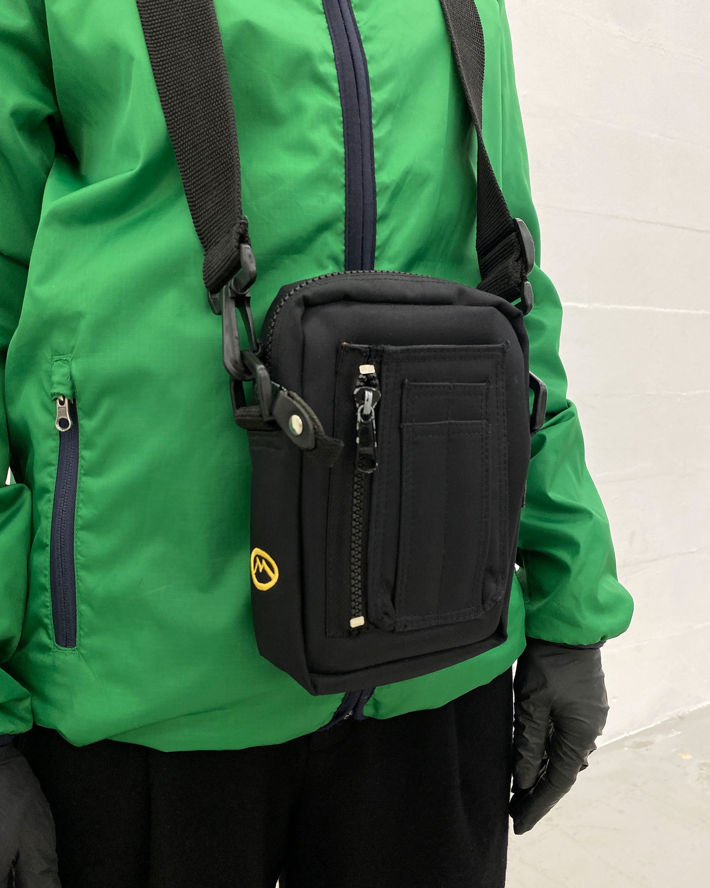 Maharishi 1990s Shoulder Hip Bag Black