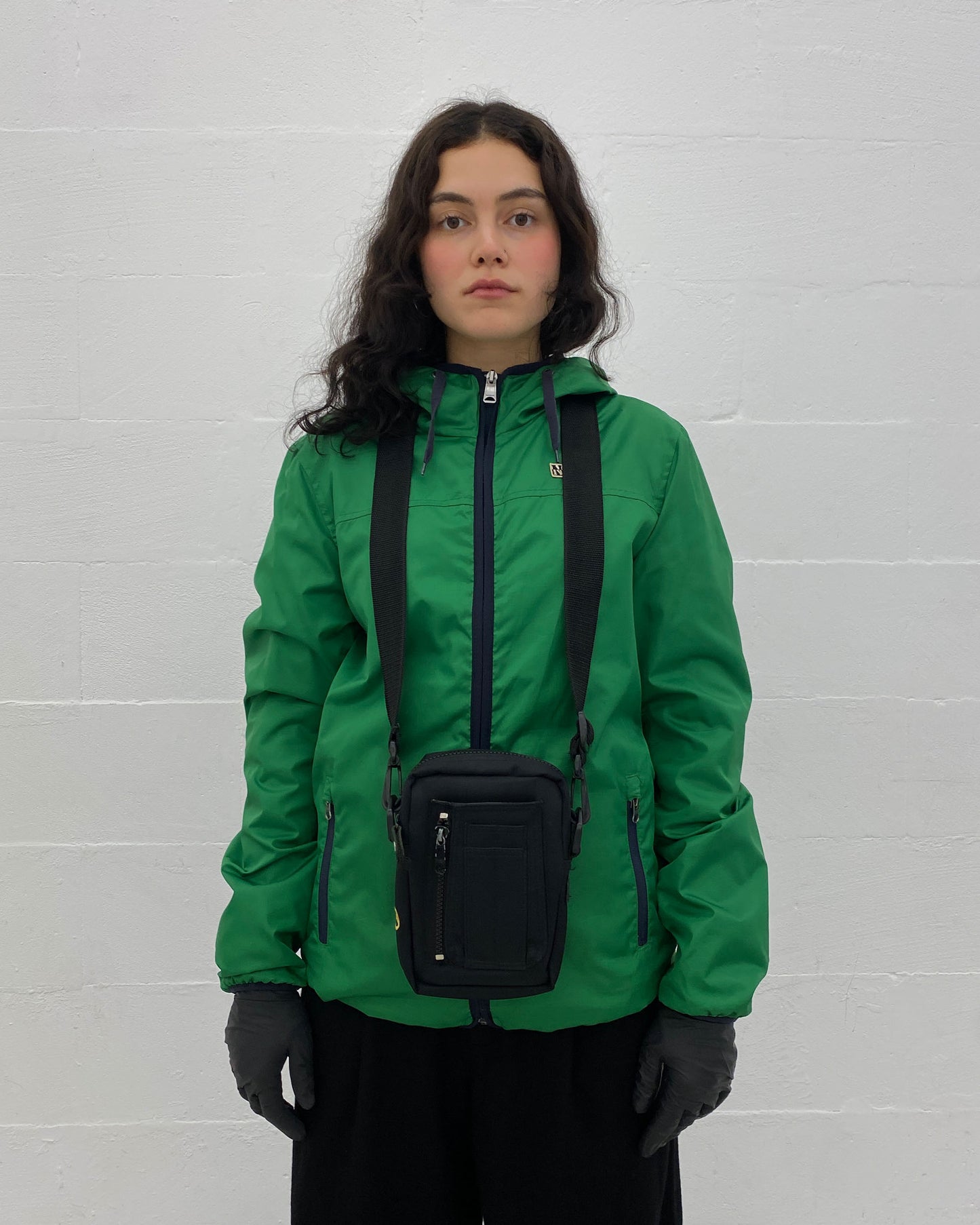 Napapijri 2010s Hooded Padded Jacket Green