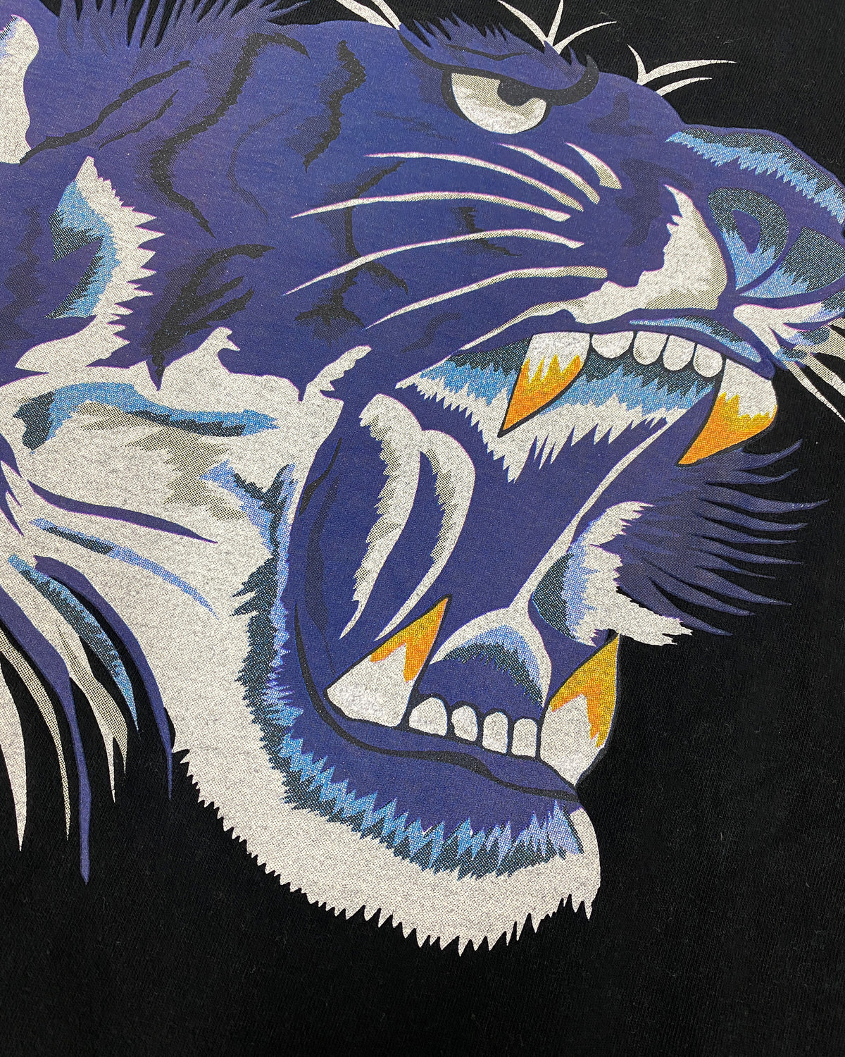 Neighborhood 2020s Tiger Print T-Shirt Black