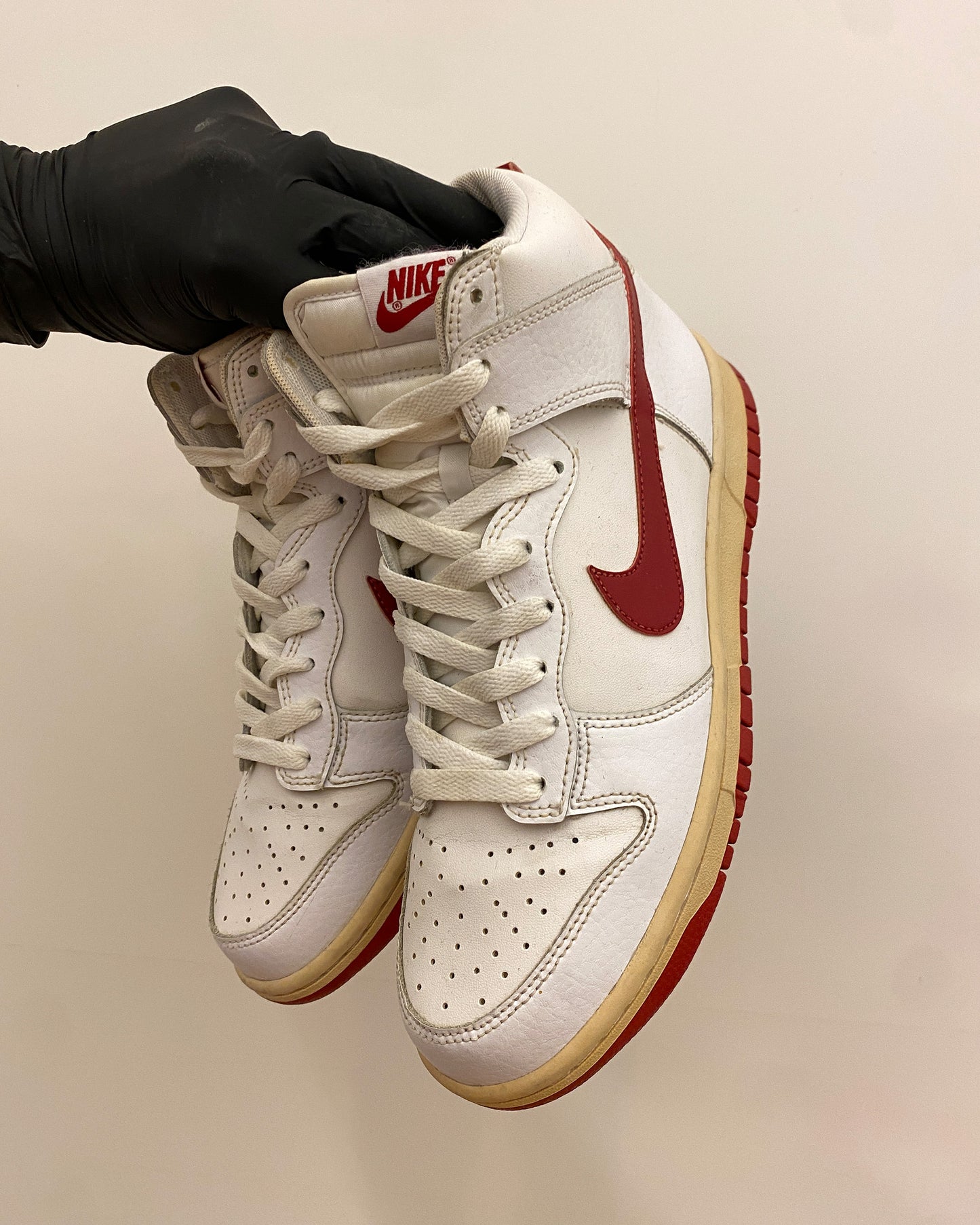 Nike 2017 Dunk High Gym Red Classic Sneaker White Red