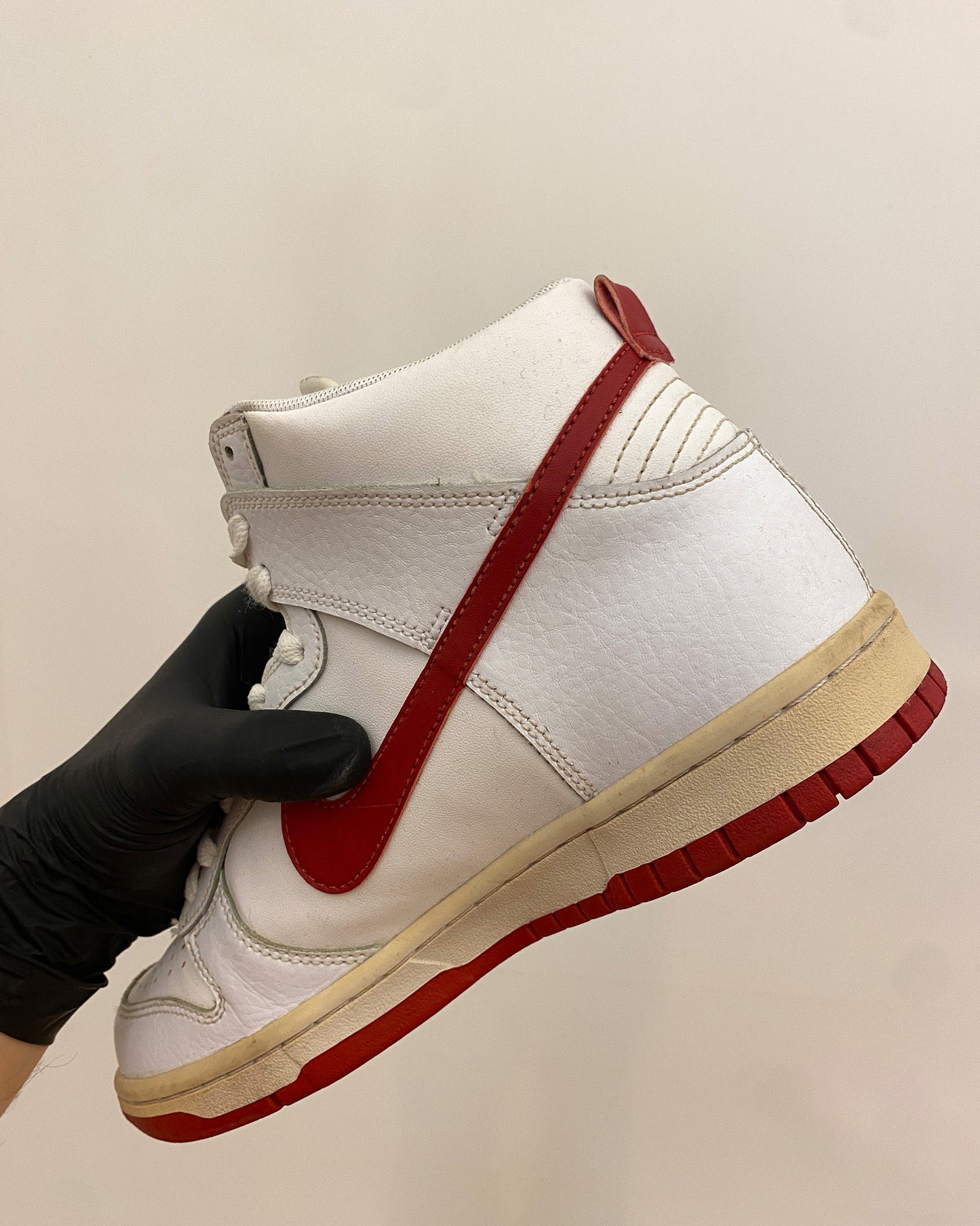 Nike 2017 Dunk High Gym Red Classic Sneaker White Red