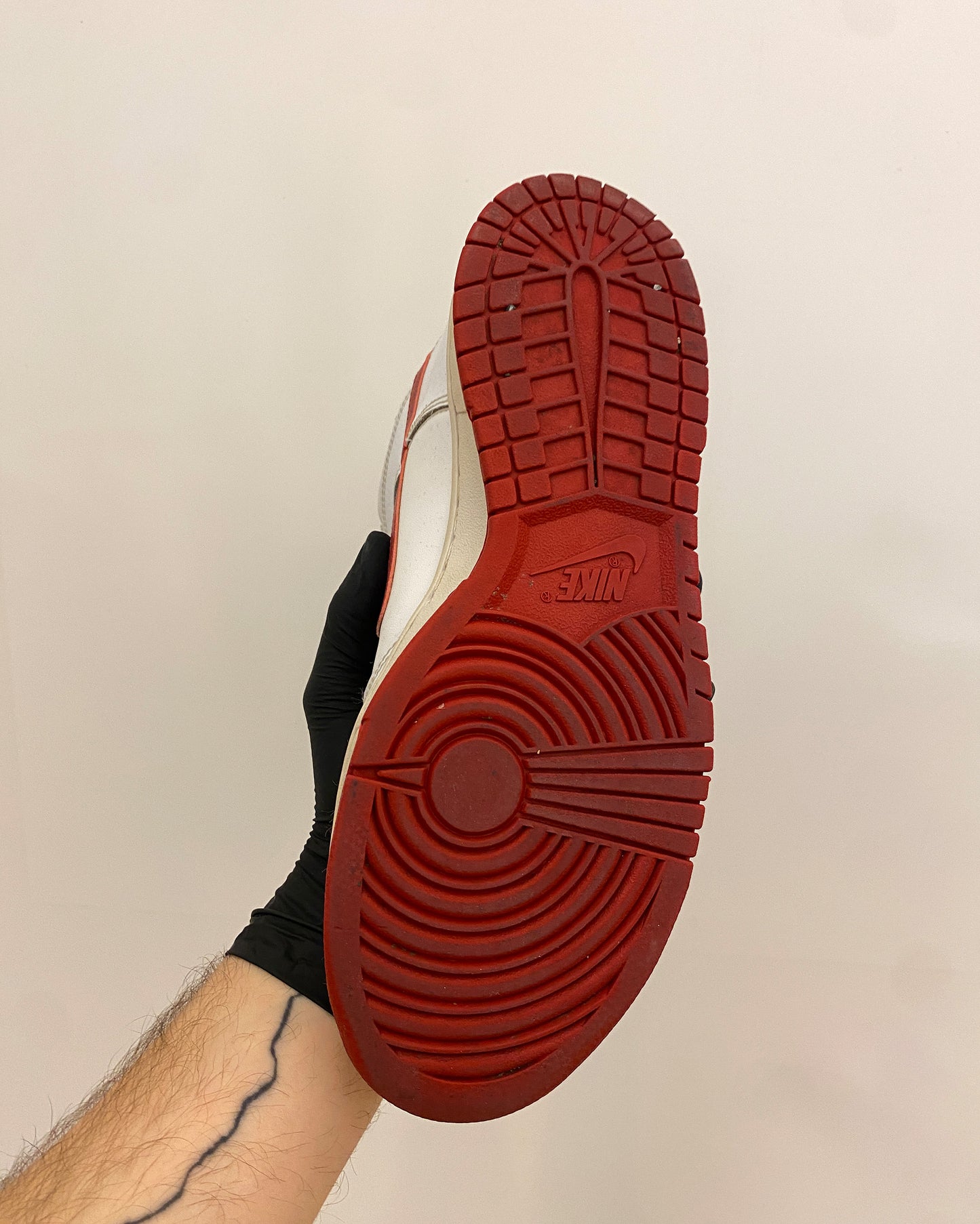 Nike 2017 Dunk High Gym Red Classic Sneaker White Red