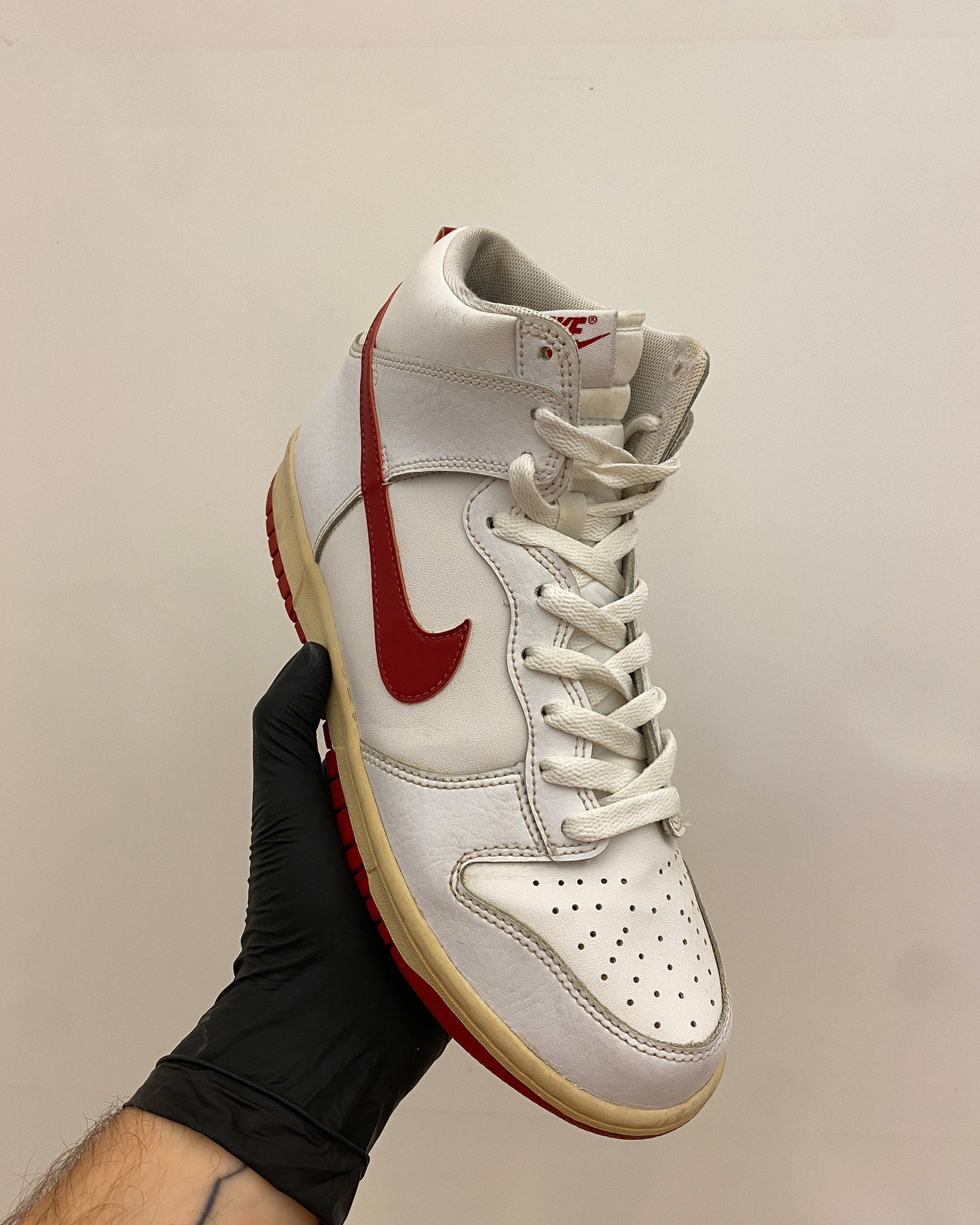 Nike 2017 Dunk High Gym Red Classic Sneaker White Red