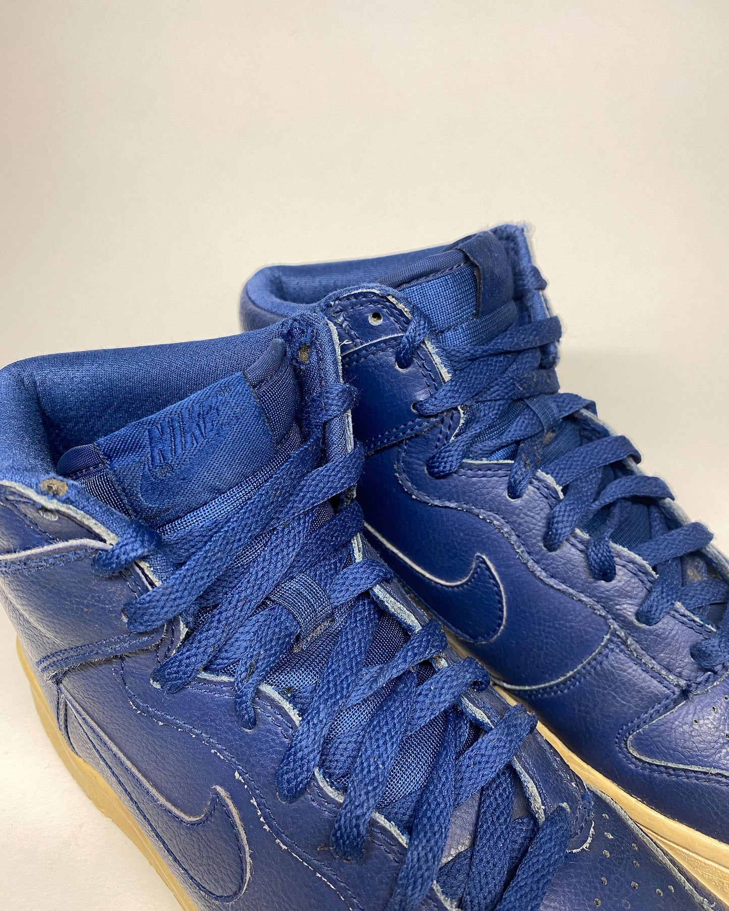Nike 2016 Dunk High GS Solid Sneaker Solid Blue