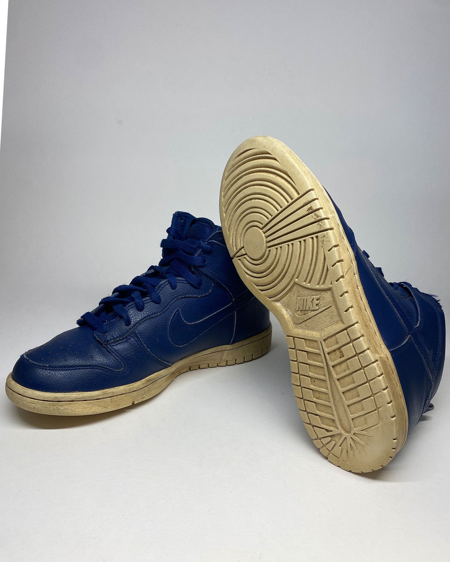Nike 2016 Dunk High GS Solid Sneaker Solid Blue