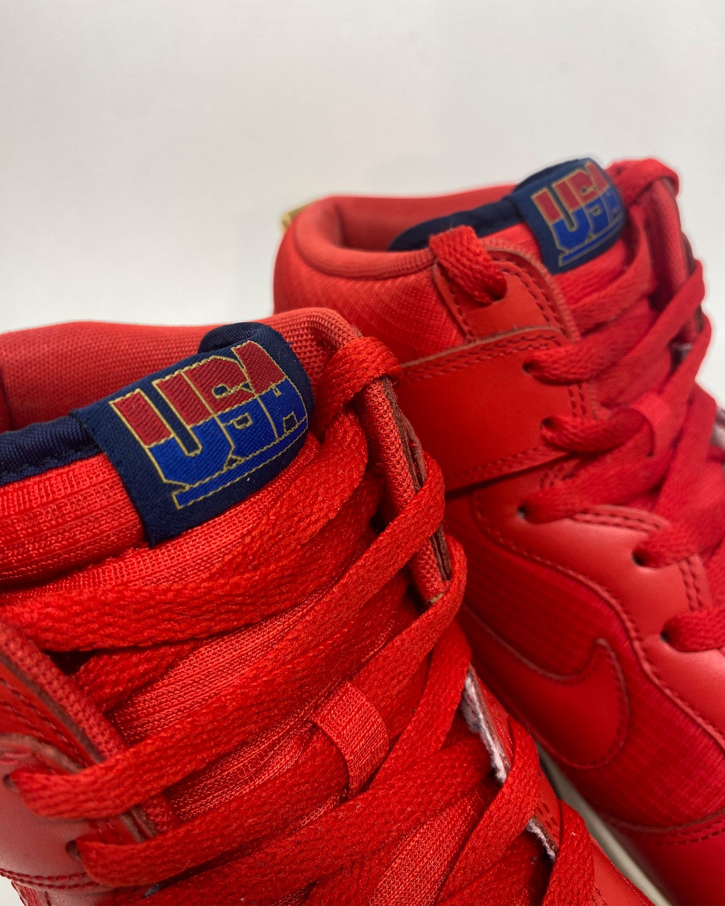 Nike 2012 Dunk High USA Olympic Pac Sneaker Red