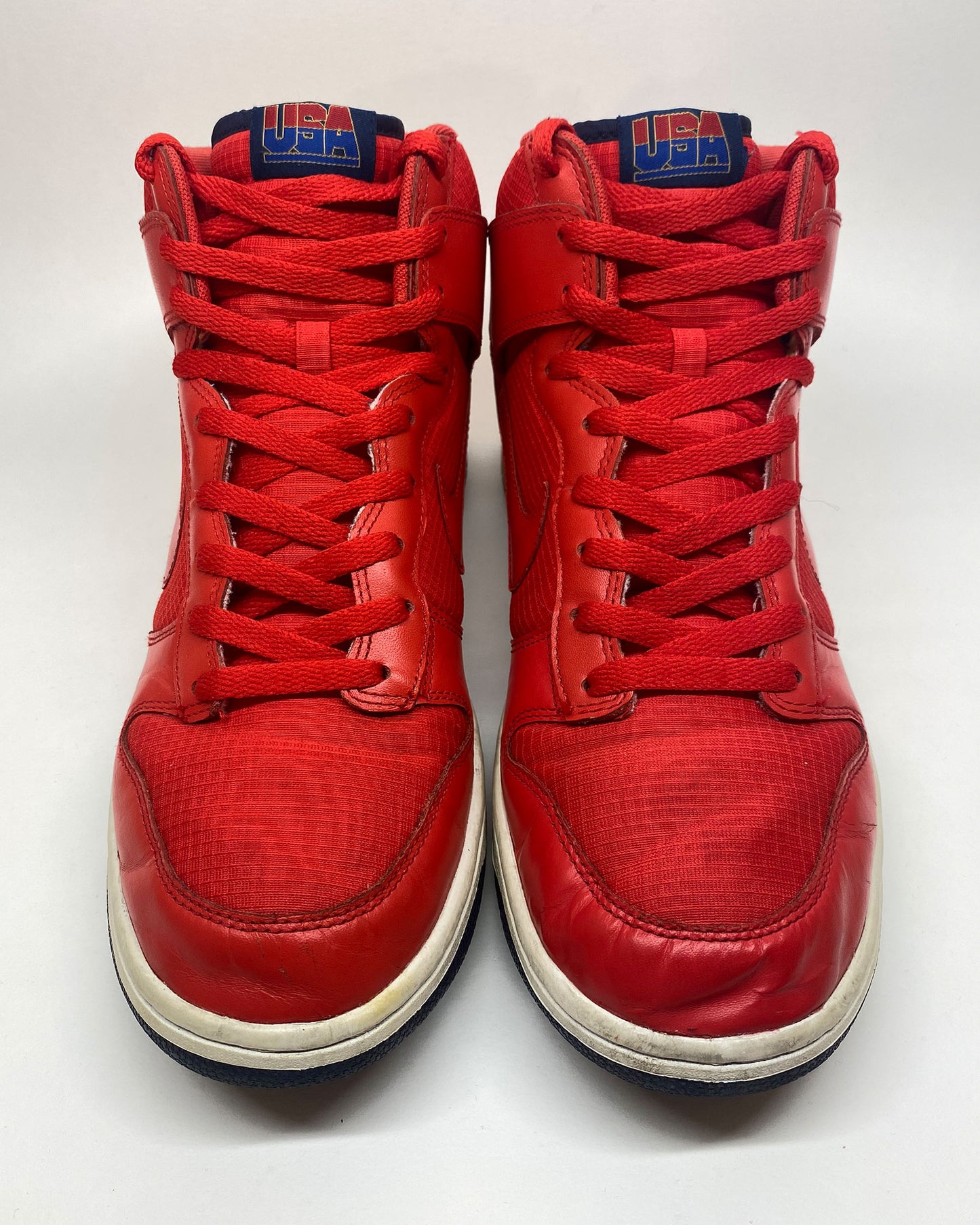 Nike 2012 Dunk High USA Olympic Pac Sneaker Red